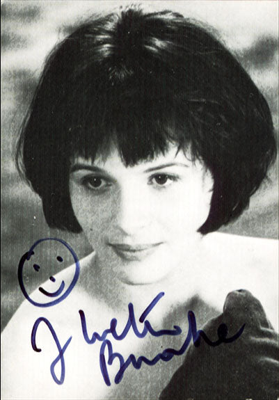 Juliette Binoche The English Patient Signed 4x5.75 Postcard BAS #BS29420