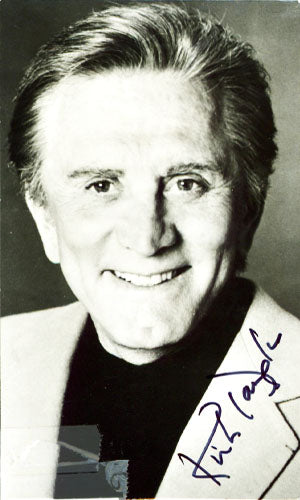 Kirk Douglas Spartacus Authentic Signed 3x5.25 Photo Autographed BAS #BS29293