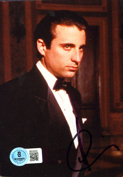 Andy Garcia The Untouchables Authentic Signed 4x5.75 Photo BAS #BS29292