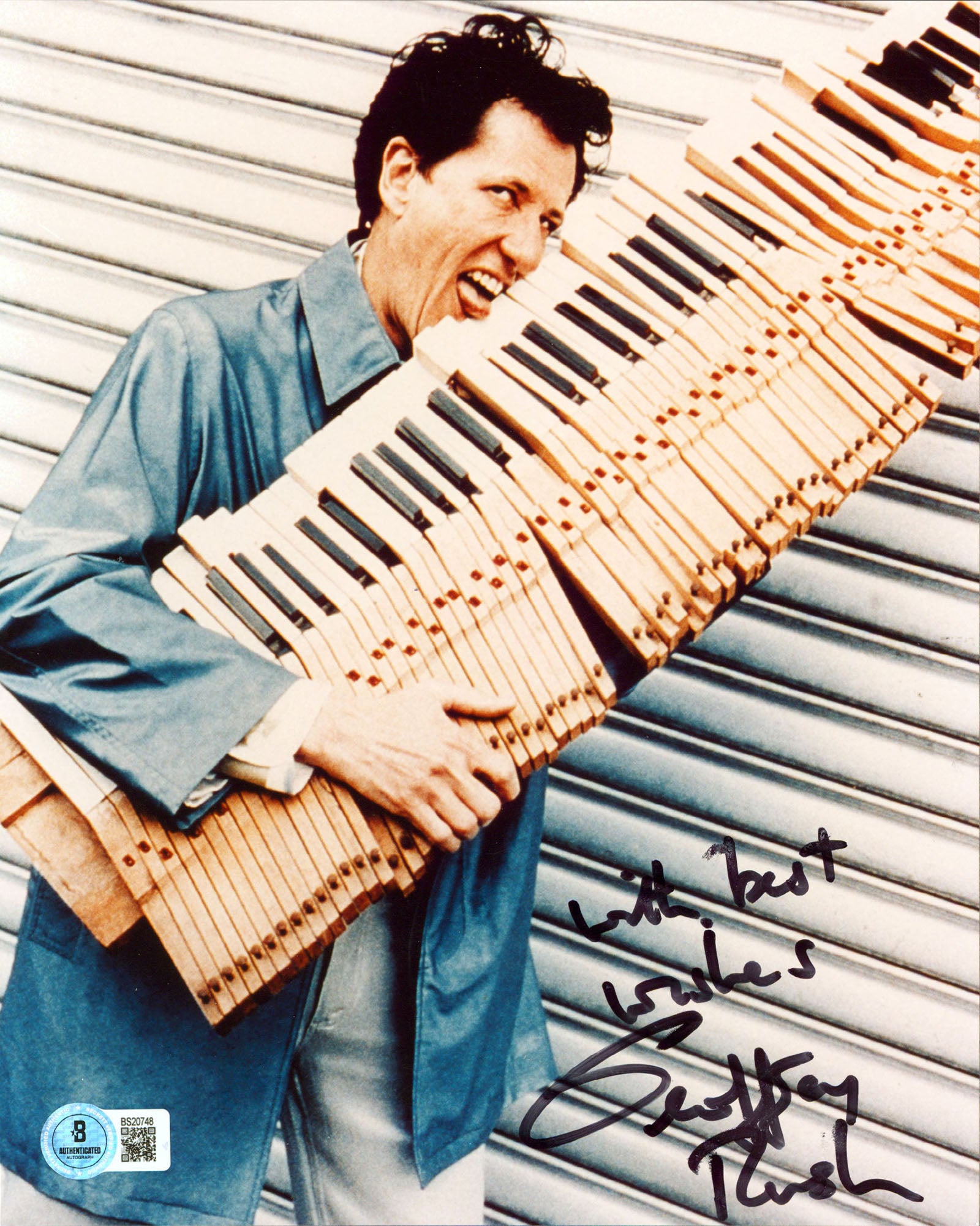 Geoffrey Rush Shine "With Best Wishes" Authentic Signed 8x10 Photo BAS #BS20748