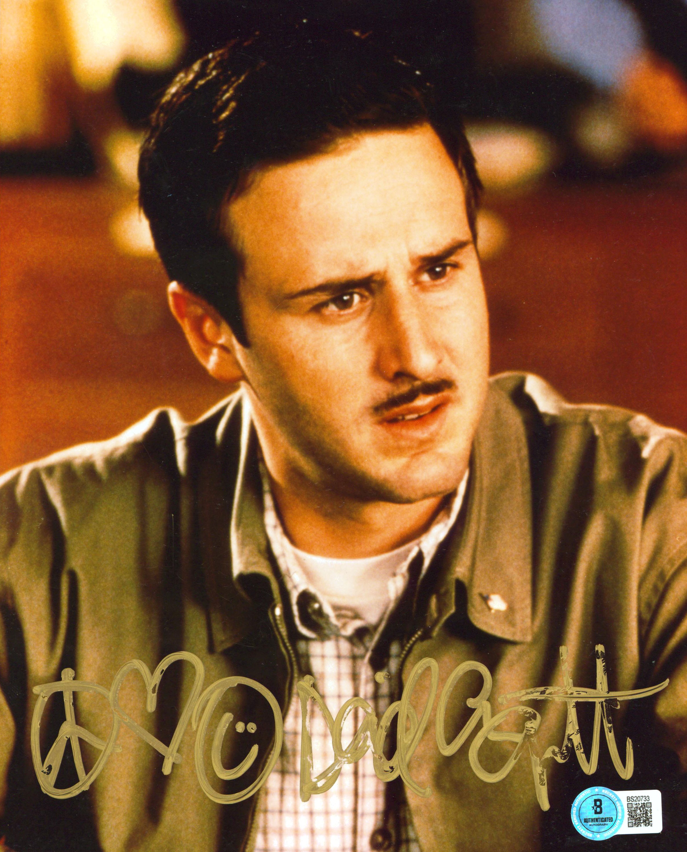 David Arquette Scream Authentic Signed 8x10 Vertical Photo BAS #BS20733