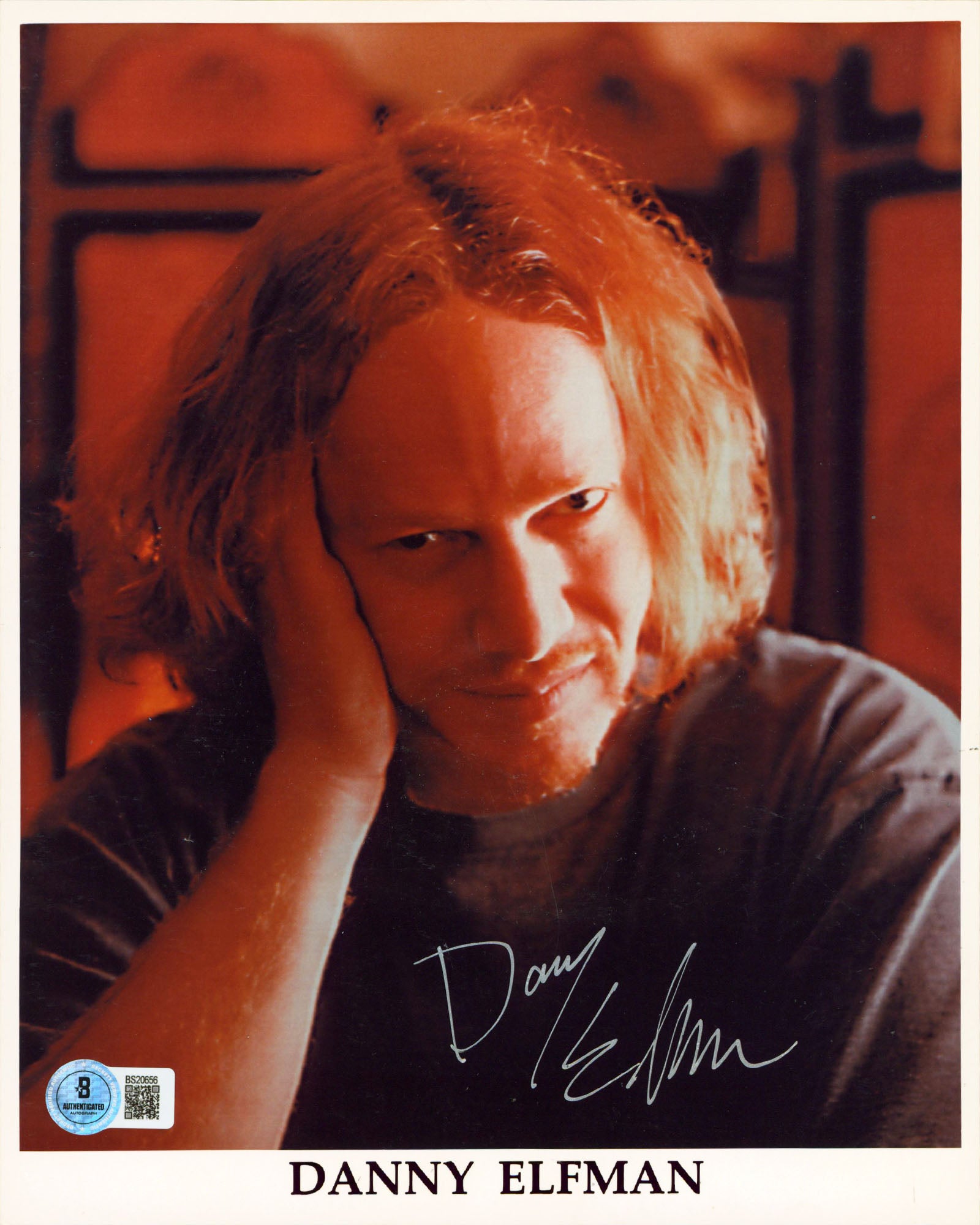 Danny Elfman Nightmare Before Christmas Authentic Signed 8x10 Photo BAS #BS20656