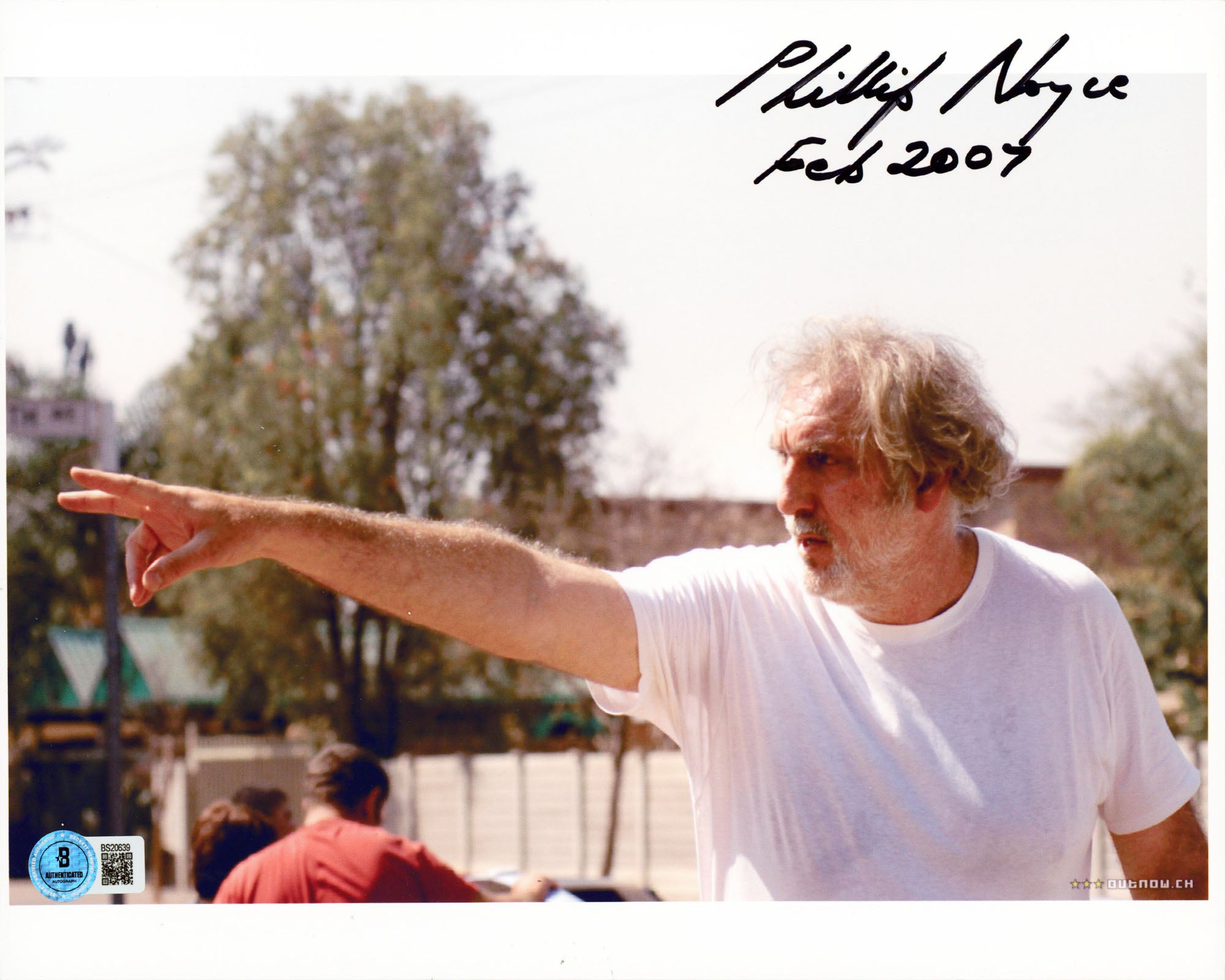 Phillip Noyce Catch A Fire Authentic Signed 8.5x11 Horizontal Photo BAS #BS20639