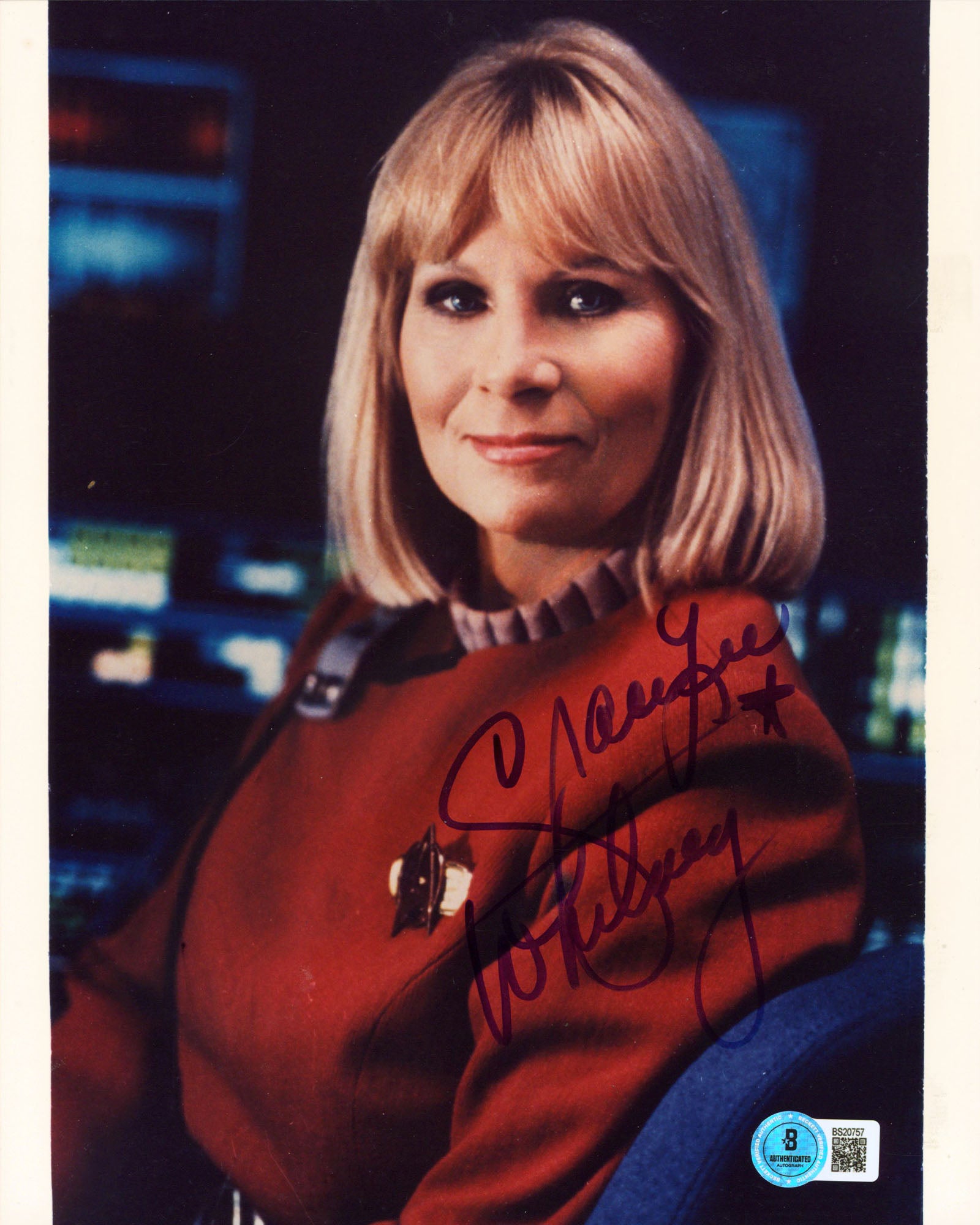 Grace Lee Whitney Star Trek Authentic Signed 8x10 Vertical Photo BAS #BS20757