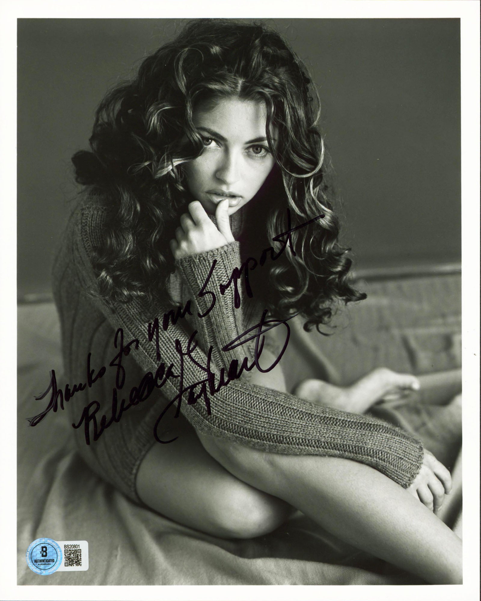 Rebecca Gayheart Jawbreaker "Thanks For Your.." Authentic Signed 8x10 Photo BAS