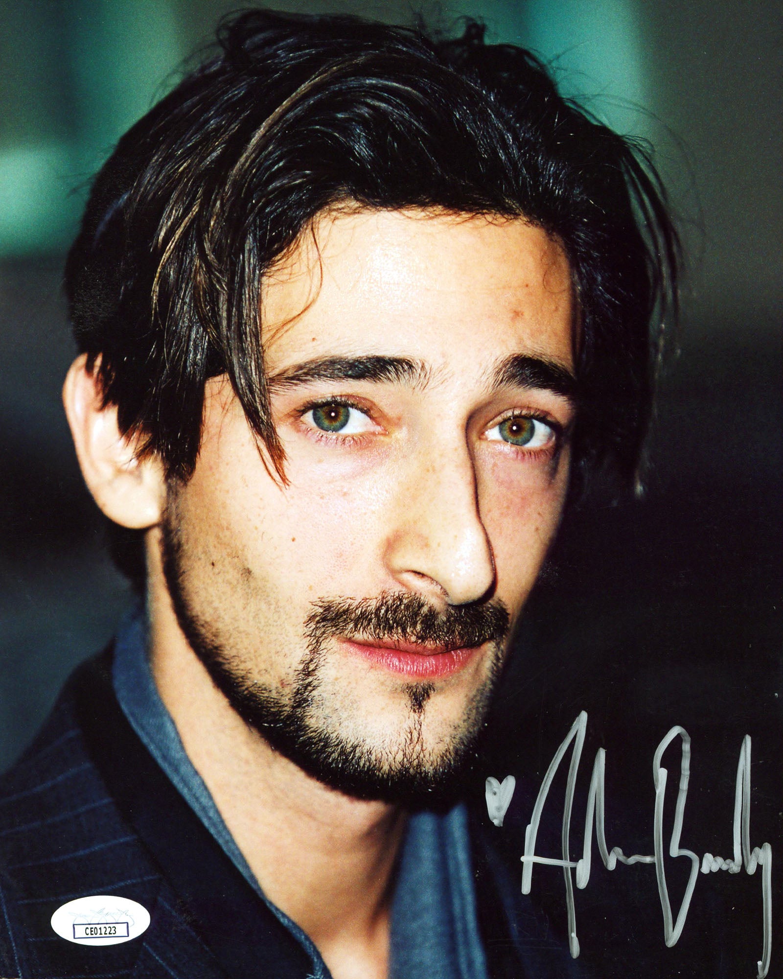 Adrien Brody The Pianist Authentic Signed 8x10 Vertical Photo JSA #CE01223