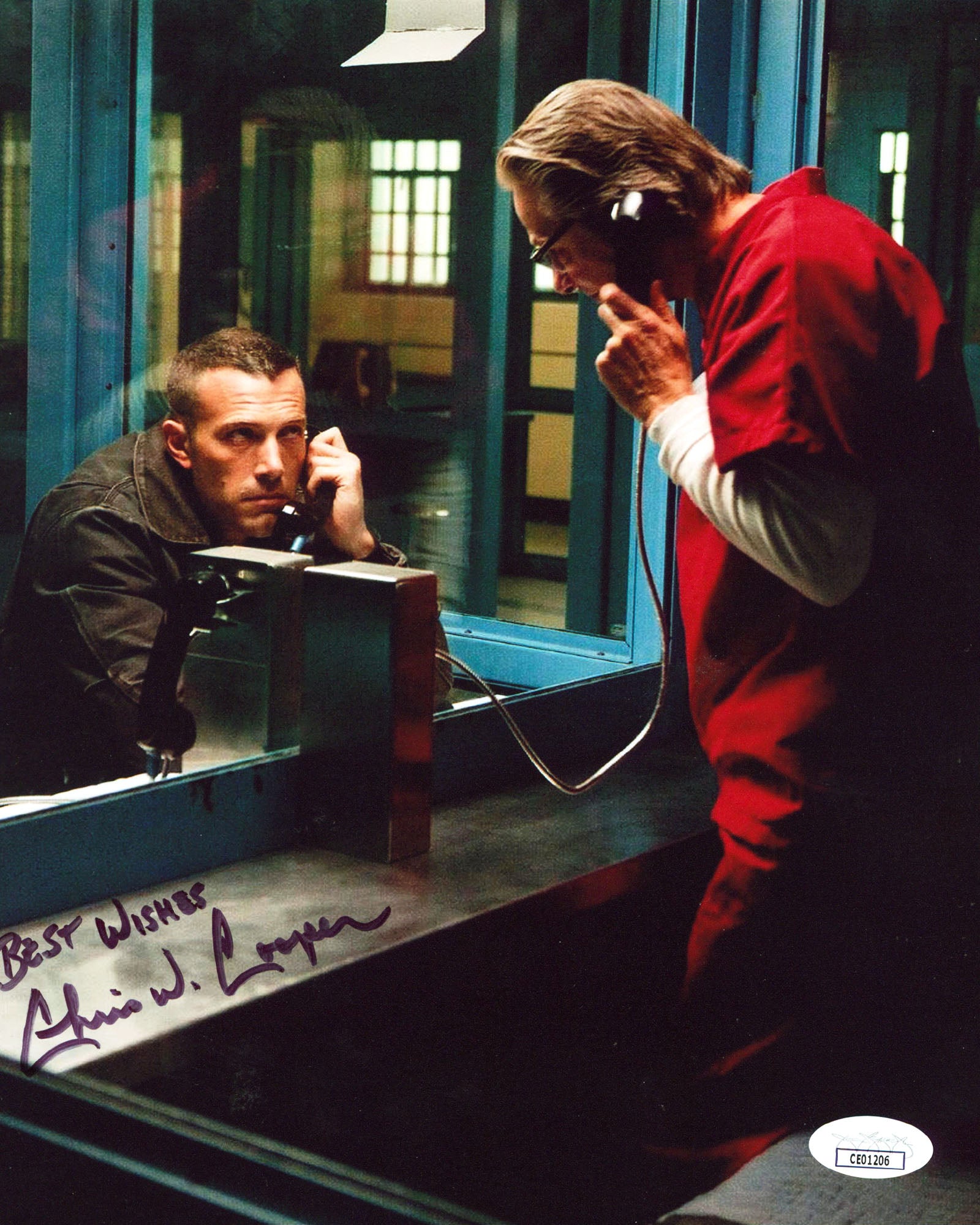 Chris Cooper The Town "Best Wishes" Authentic Signed 8x10 Photo JSA #CE01206