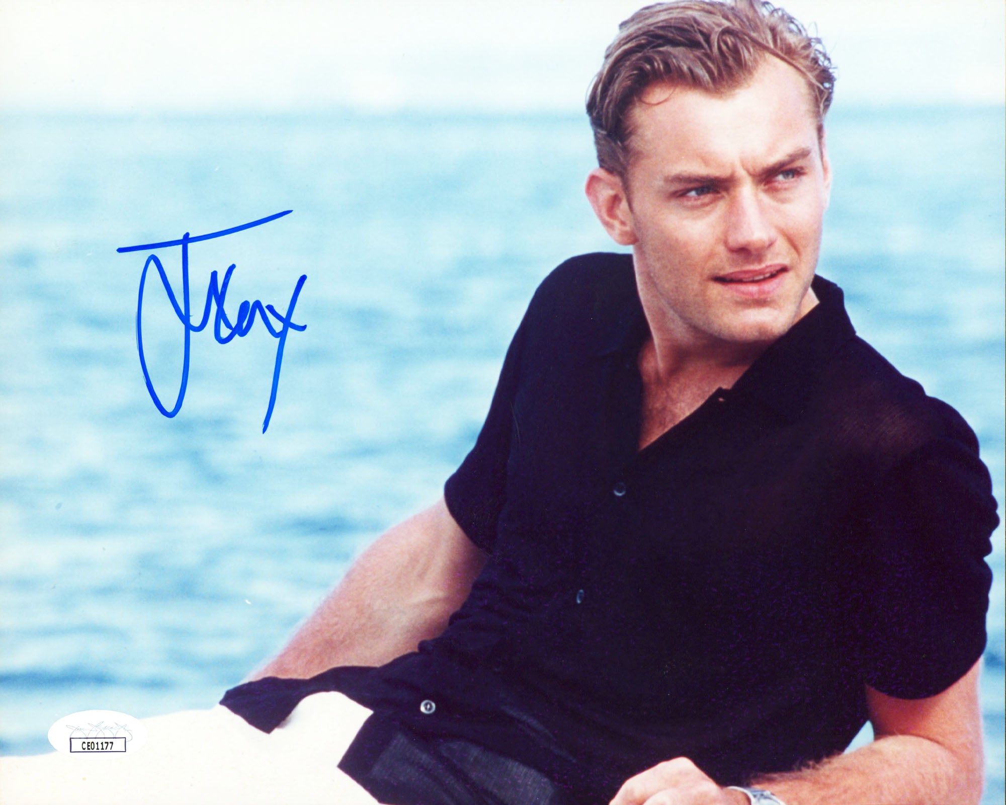 Jude Law The Talented Mr. Ripley Authentic Signed 8x10 Photo JSA #CE01177