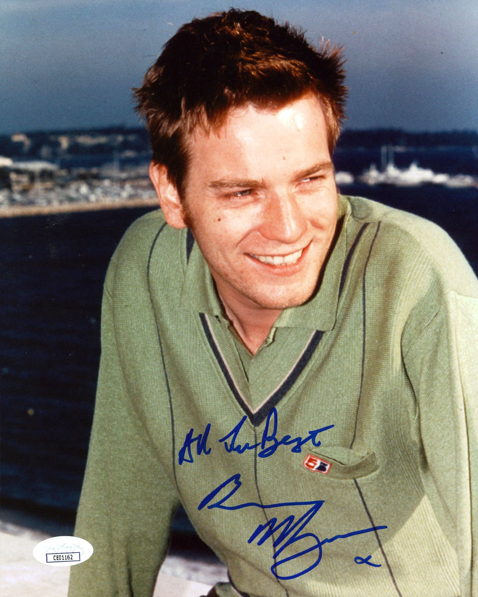 Ewan McGregor Star Wars "All The Best" Authentic Signed 8x10 Photo JSA #CE01162