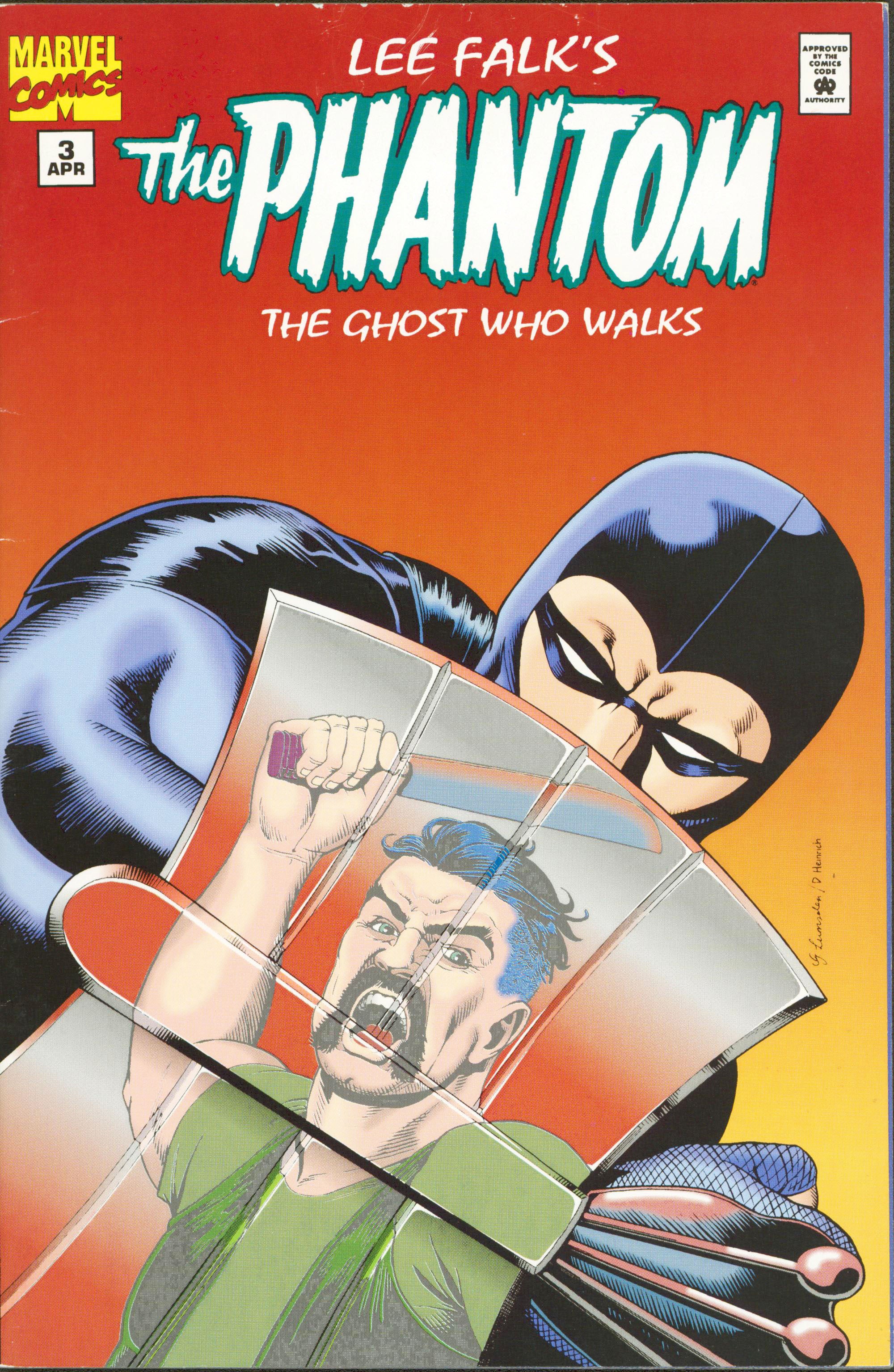 Lee Falk The Phantom 1998 Authentic Signed April 3 Comic Autographed BAS#BS41017