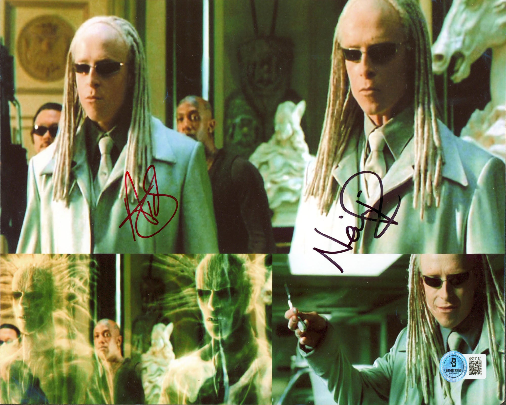 Adrian & Neil Rayment The Matrix Reloaded Signed 8.5x11 Photo BAS #BR41117