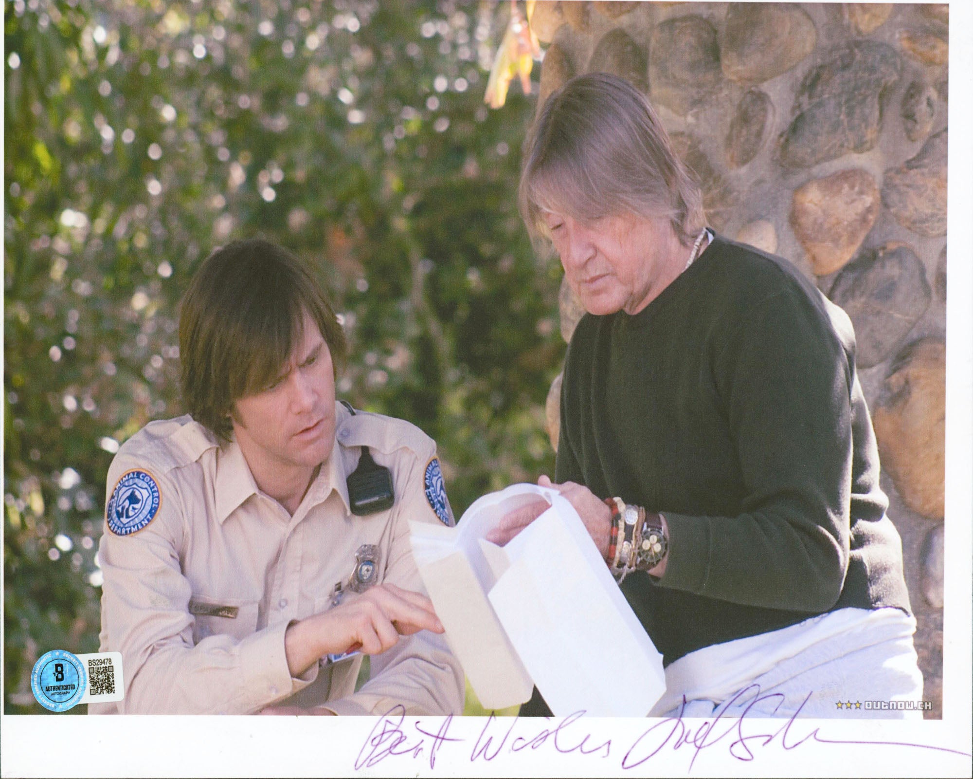 Joel Schumacher The Number 23 "Best Wishes" Signed 7.75x11 Photo BAS #BS29478