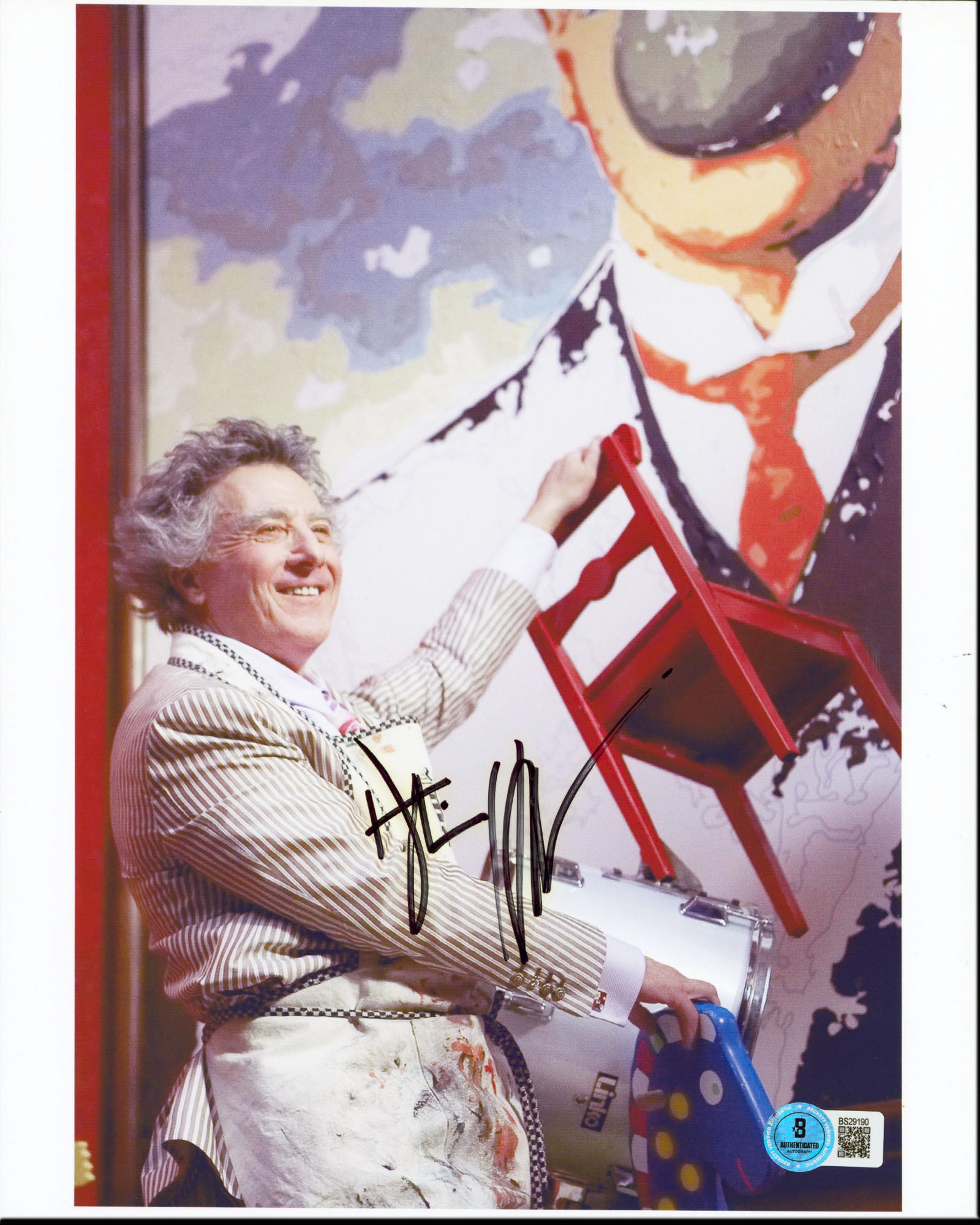 Dustin Hoffman Mr. Magorium's Wonder Emporium Signed 8.5x11 Photo BAS #BS29190