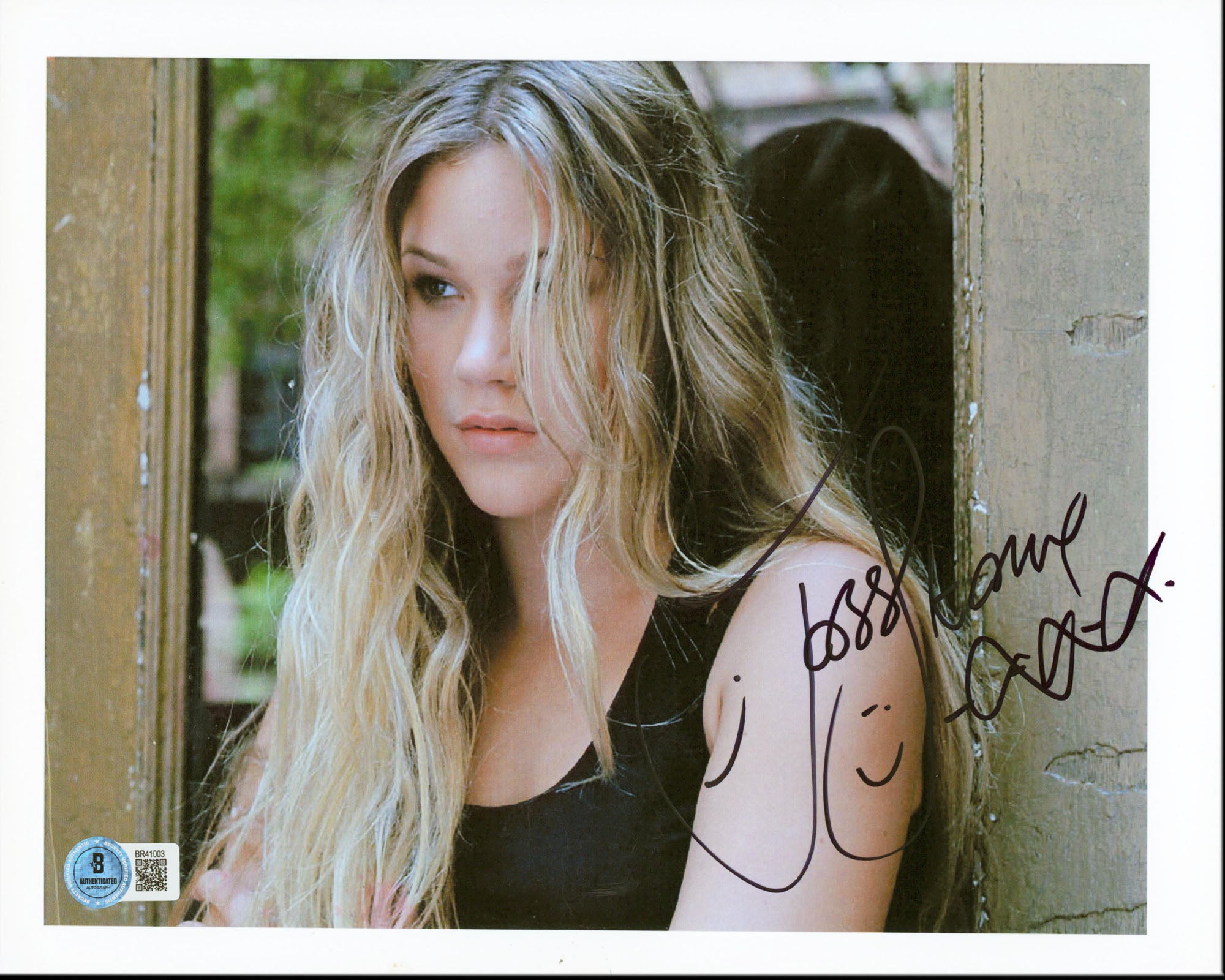 Joss Stone Musician Authentic Signed 8.5x11 Horizontal Photo BAS #BR41003