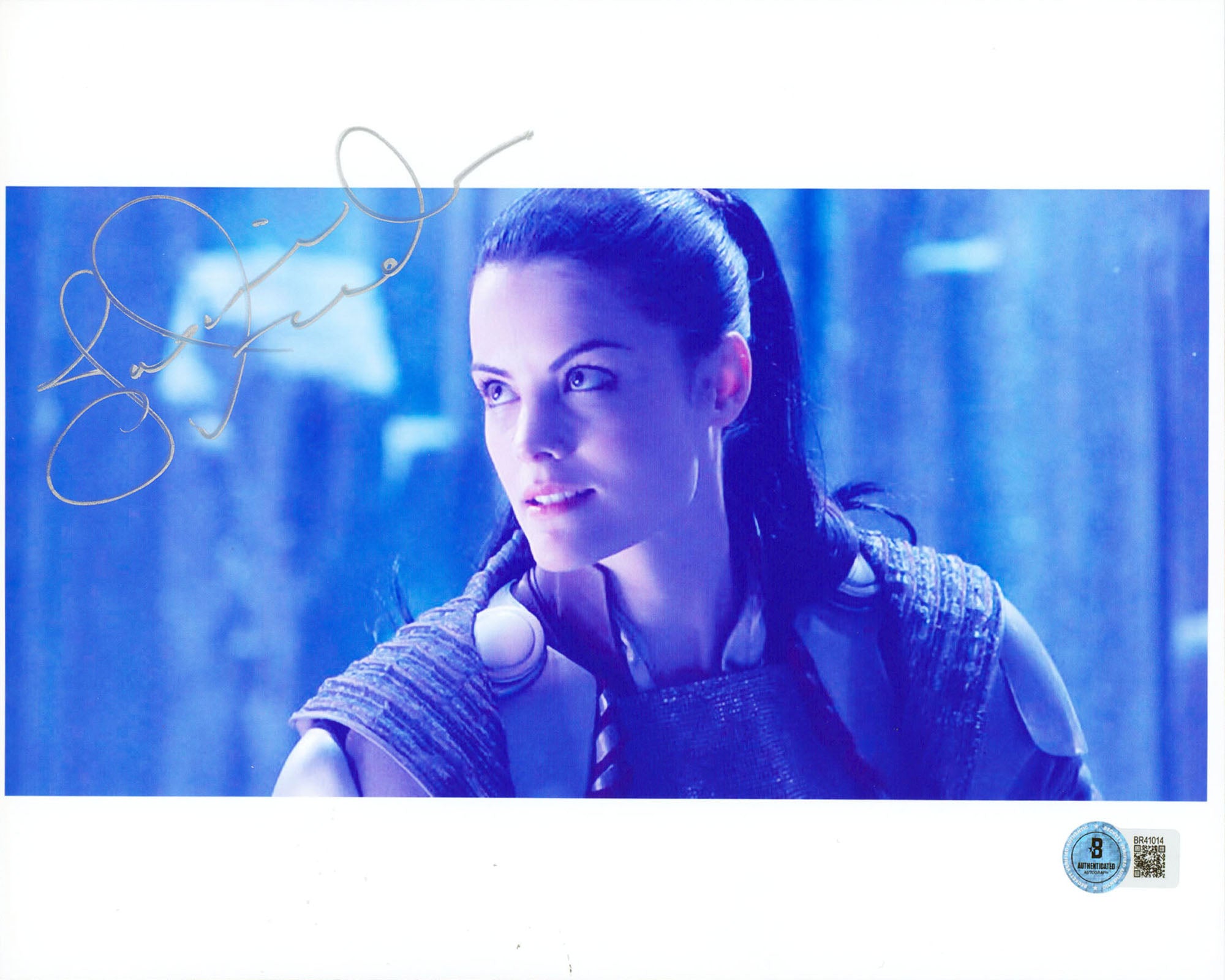 Jaimie Alexander Thor Authentic Signed 8.5x11 Horizontal Photo BAS #BR41014