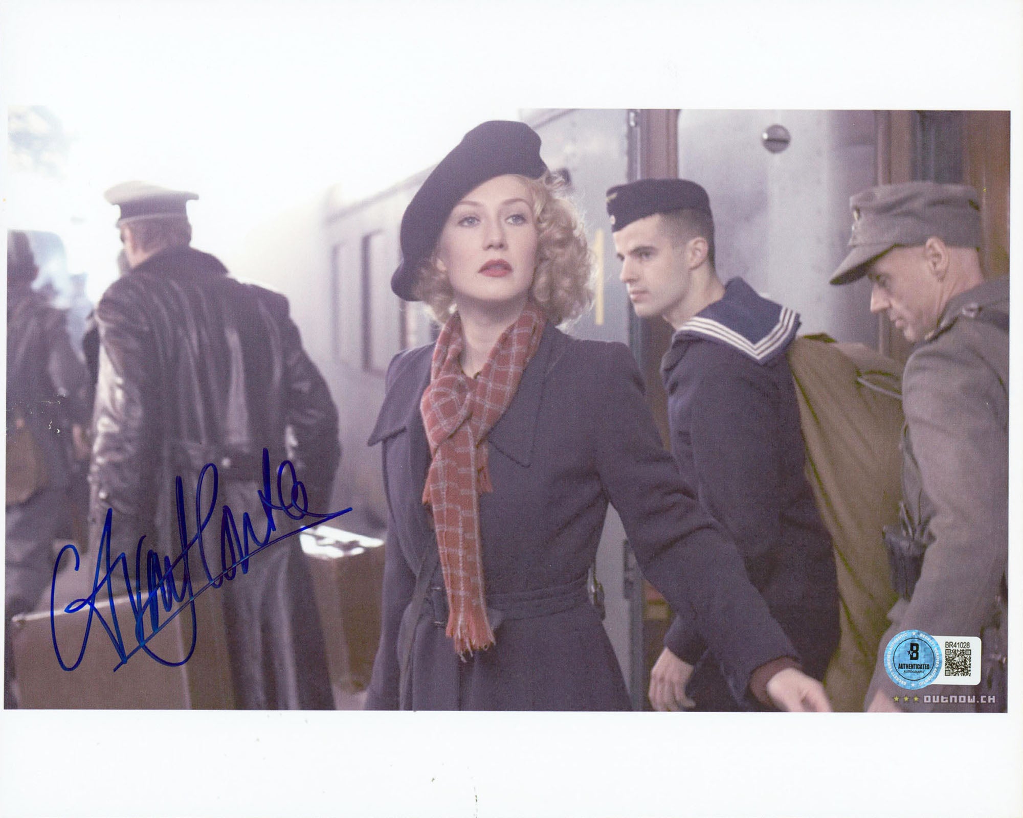 Carice Van Houten Black Book Authentic Signed 8.5x11 Photo BAS #BR41028