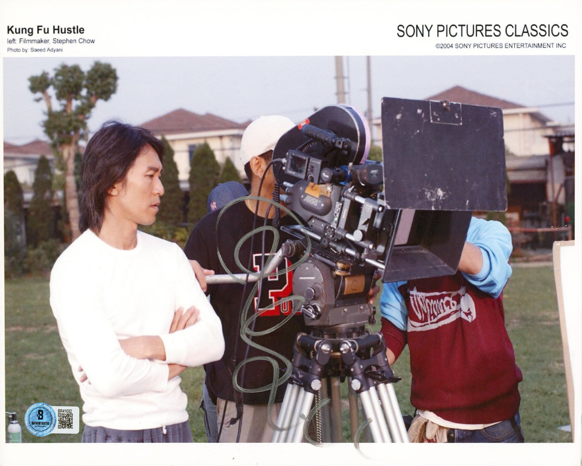 Stephen Chow Kung Fu Hustle Authentic Signed 8.5x11 Horizontal Photo BAS#BR41032