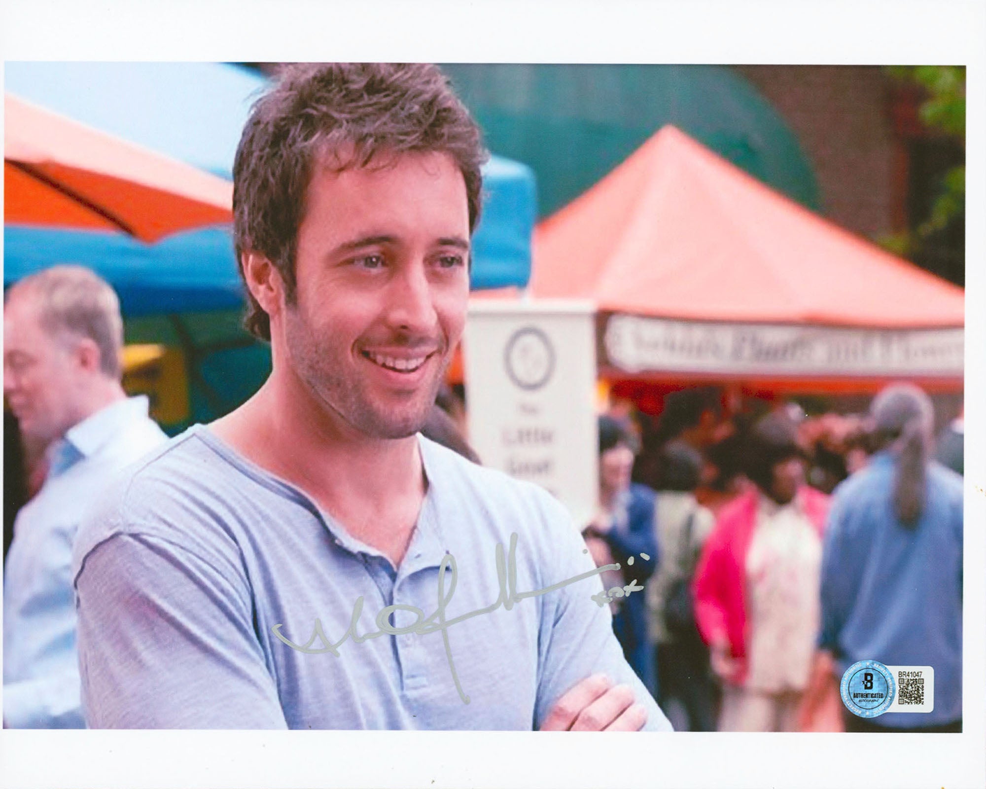 Alex O'Loughlin The Back-Up Plan Authentic Signed 8.5x11 Photo BAS #BR41047