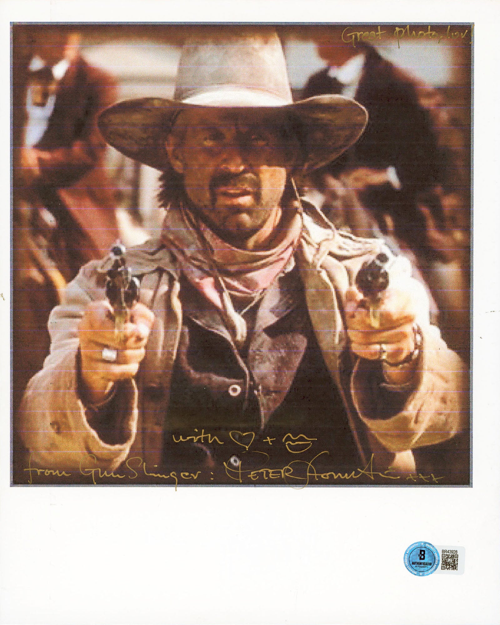 Peter Stromare The Good, Bad Ugly "Gunslinger.." Signed 8.5x11 Photo BAS#BR43928