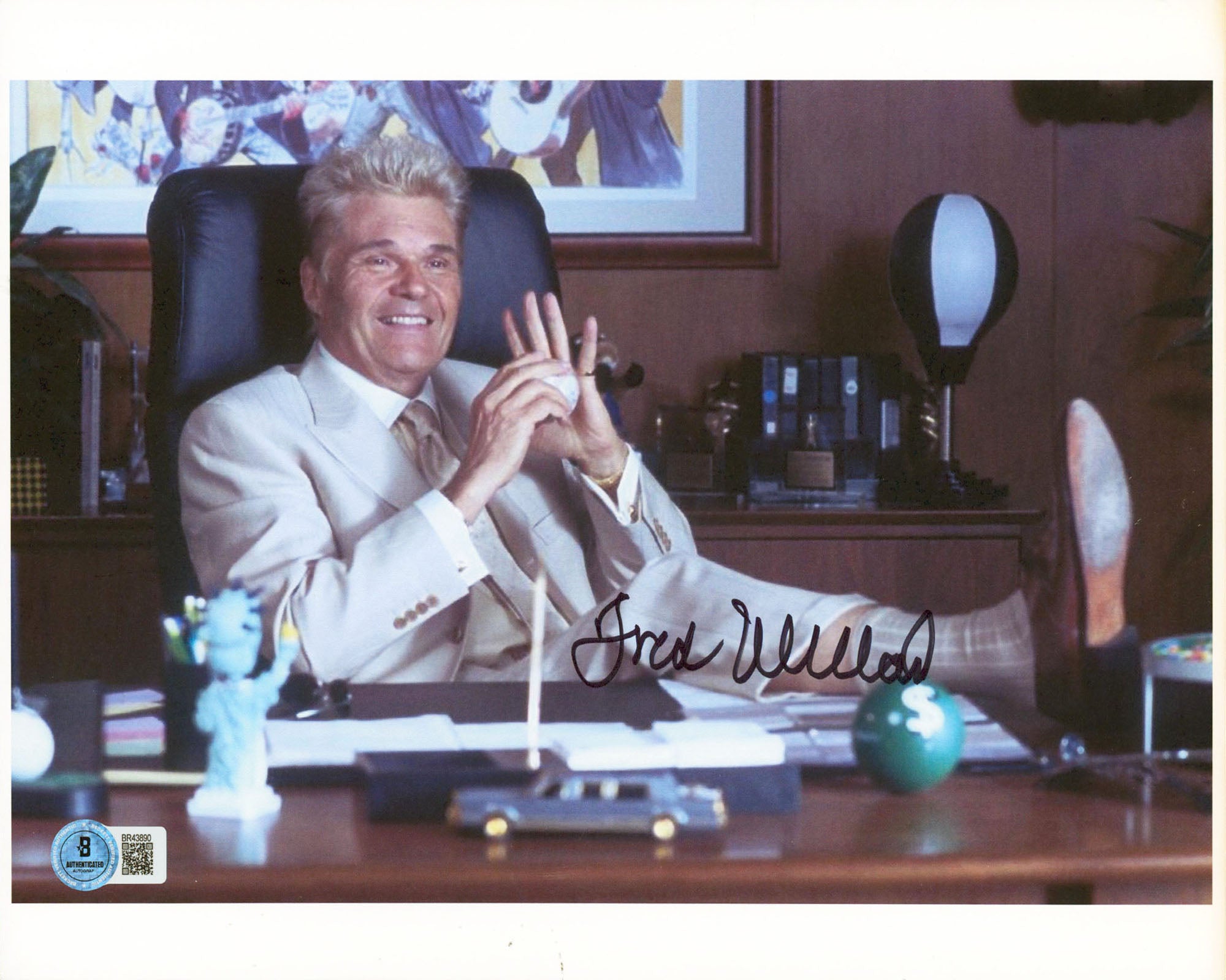 Fred Willard A Mighty Wind Authentic Signed 8.5x11 Horizontal Photo BAS #BR43890