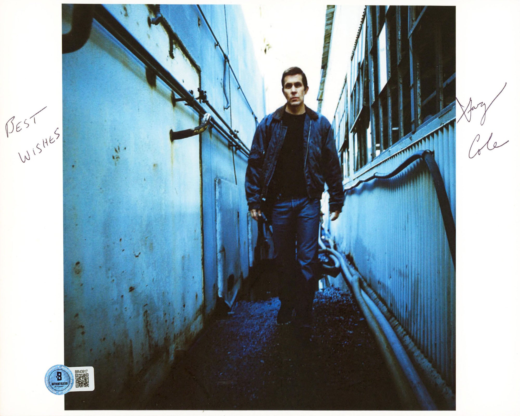 Gary Cole Midnight Caller "Best Wishes" Signed 8.5x11 Photo BAS #BR43917