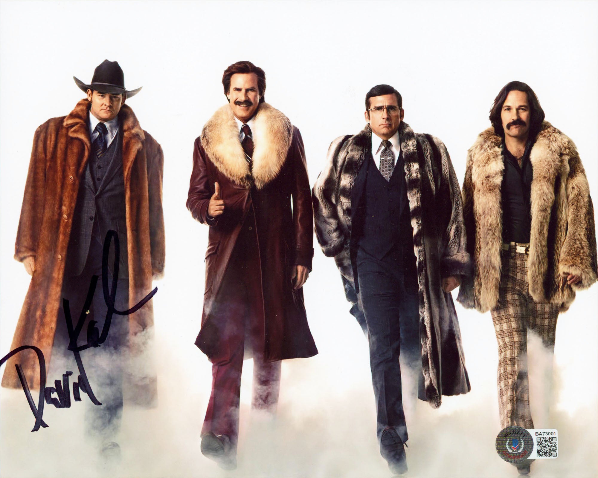 David Koechner Anchorman Authentic Signed 8x10 Horizontal Photo BAS 1