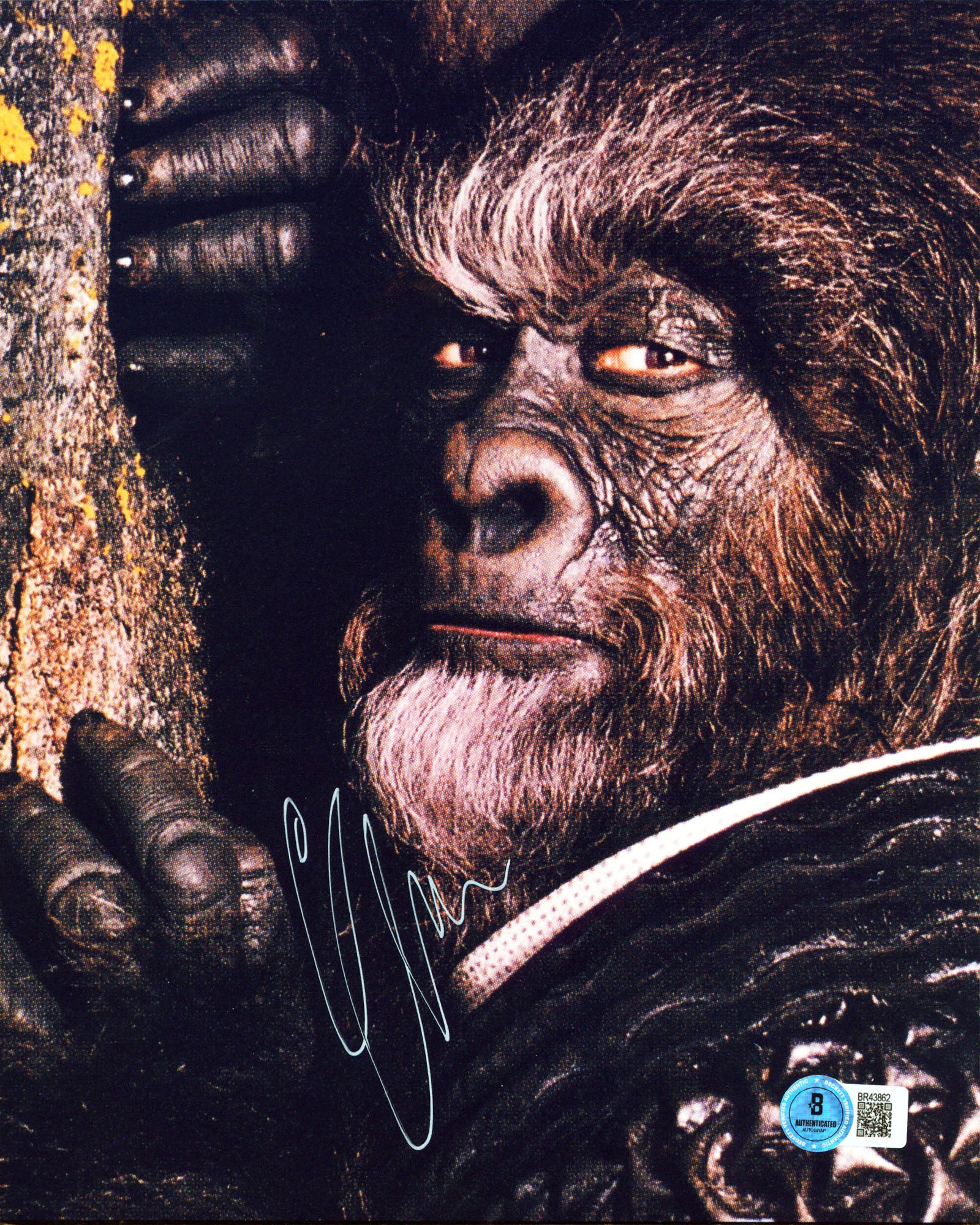 Cary-Hiroyuki Tagawa Planet Of The Apes Authentic Signed 8x10 Photo BAS #BR43862