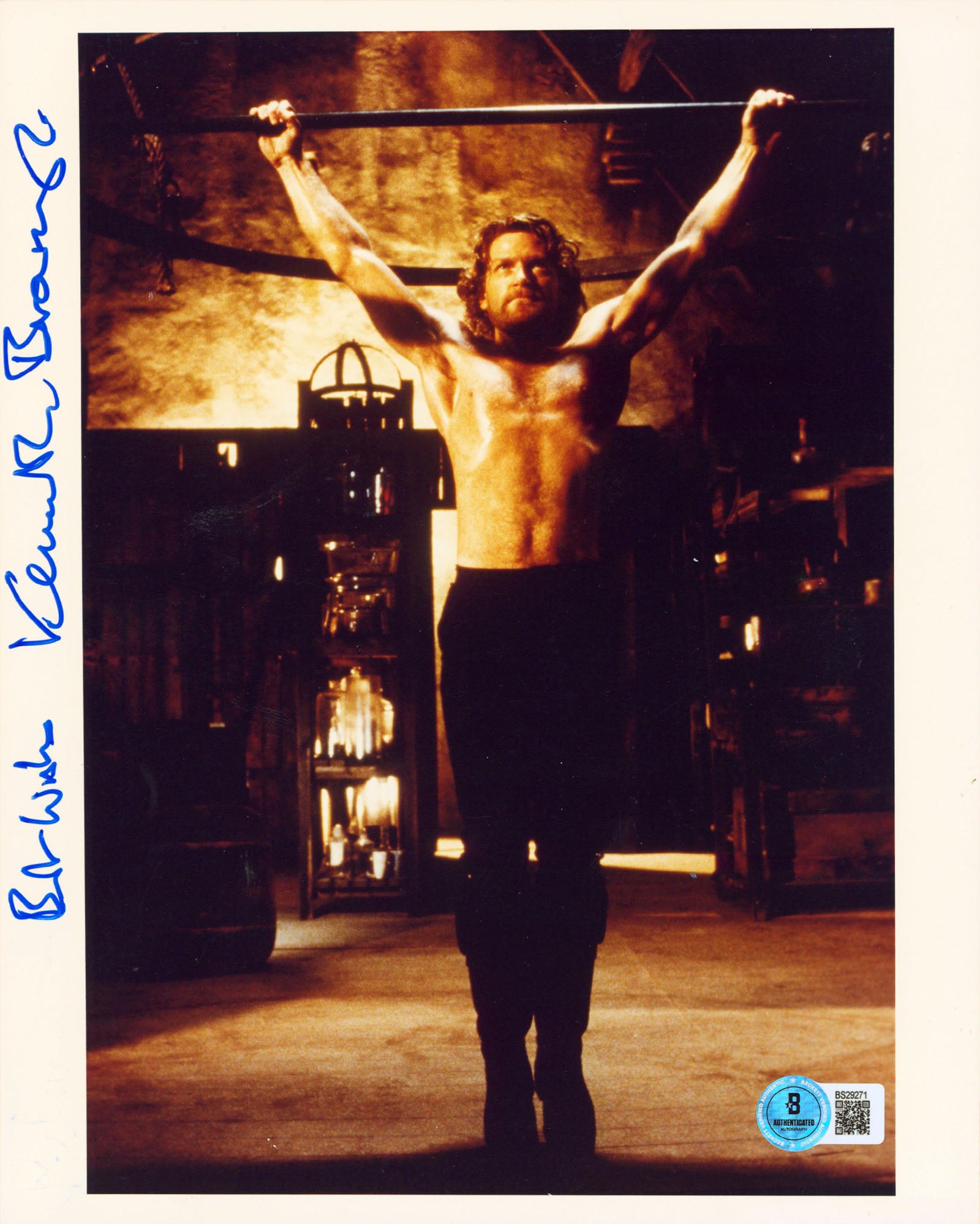 Kenneth Branagh Frankenstein "Best Wishes" Signed 8x10 Photo BAS #BS29271