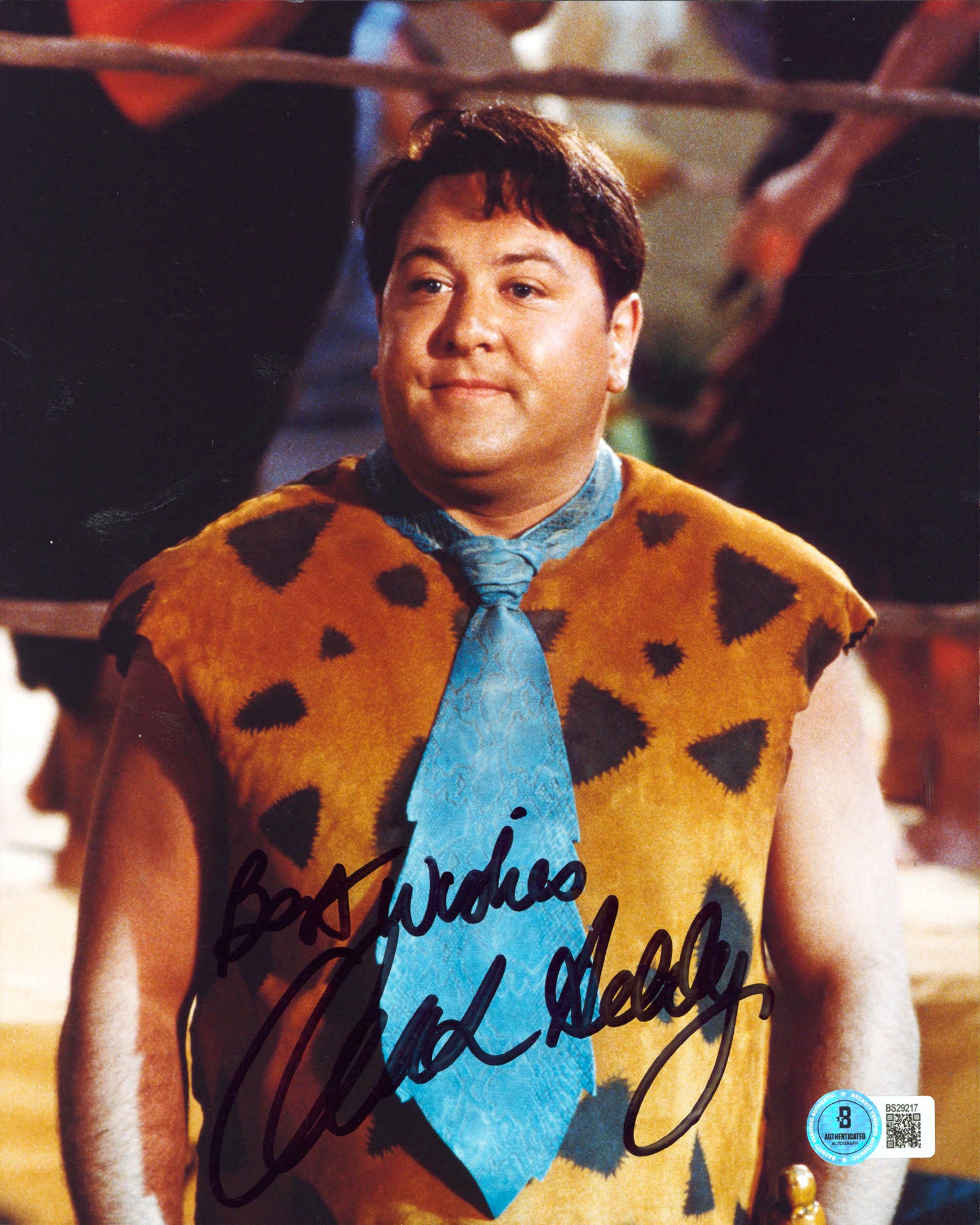 Mark Addy The Flintstones "Best Wishes" Authentic Signed 8x10 Photo BAS #BS29217
