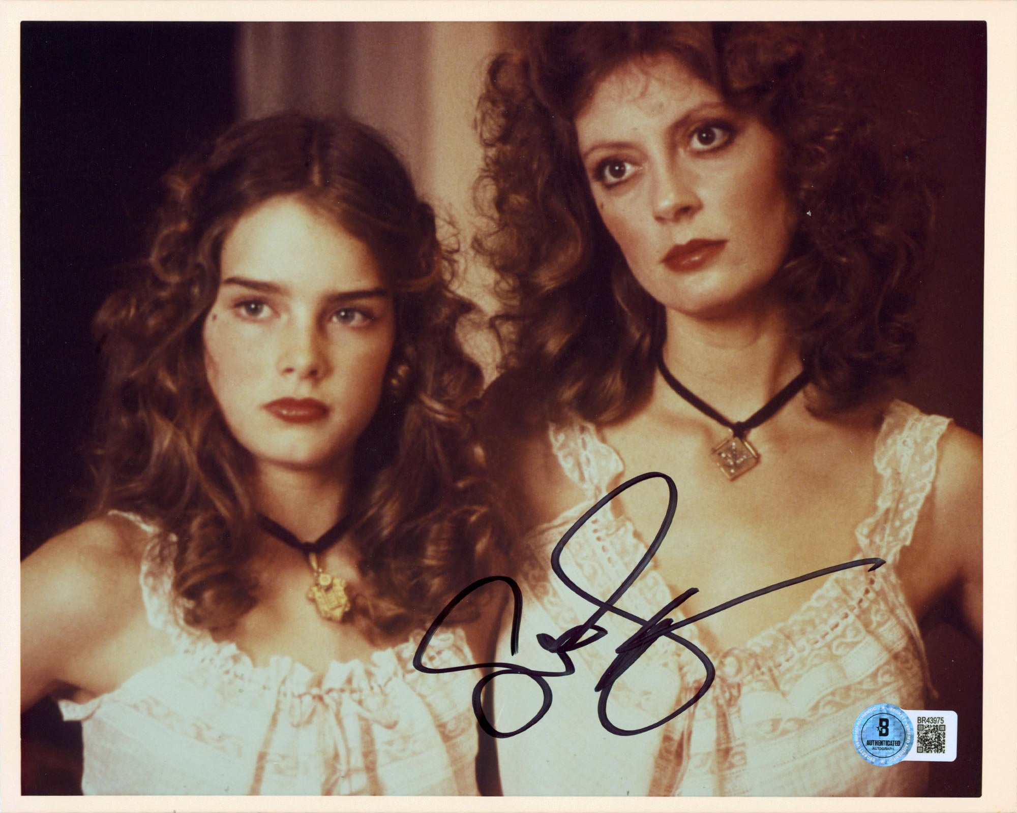 Susan Sarandon Pretty Baby Authentic Signed 8x10 Horizontal Photo BAS #BR43975