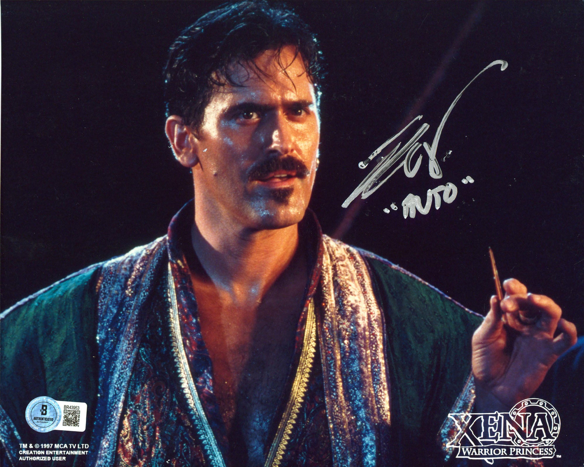Bruce Campbell Xena Warrior Princess "Auto" Signed 8x10 Photo BAS #BR43953