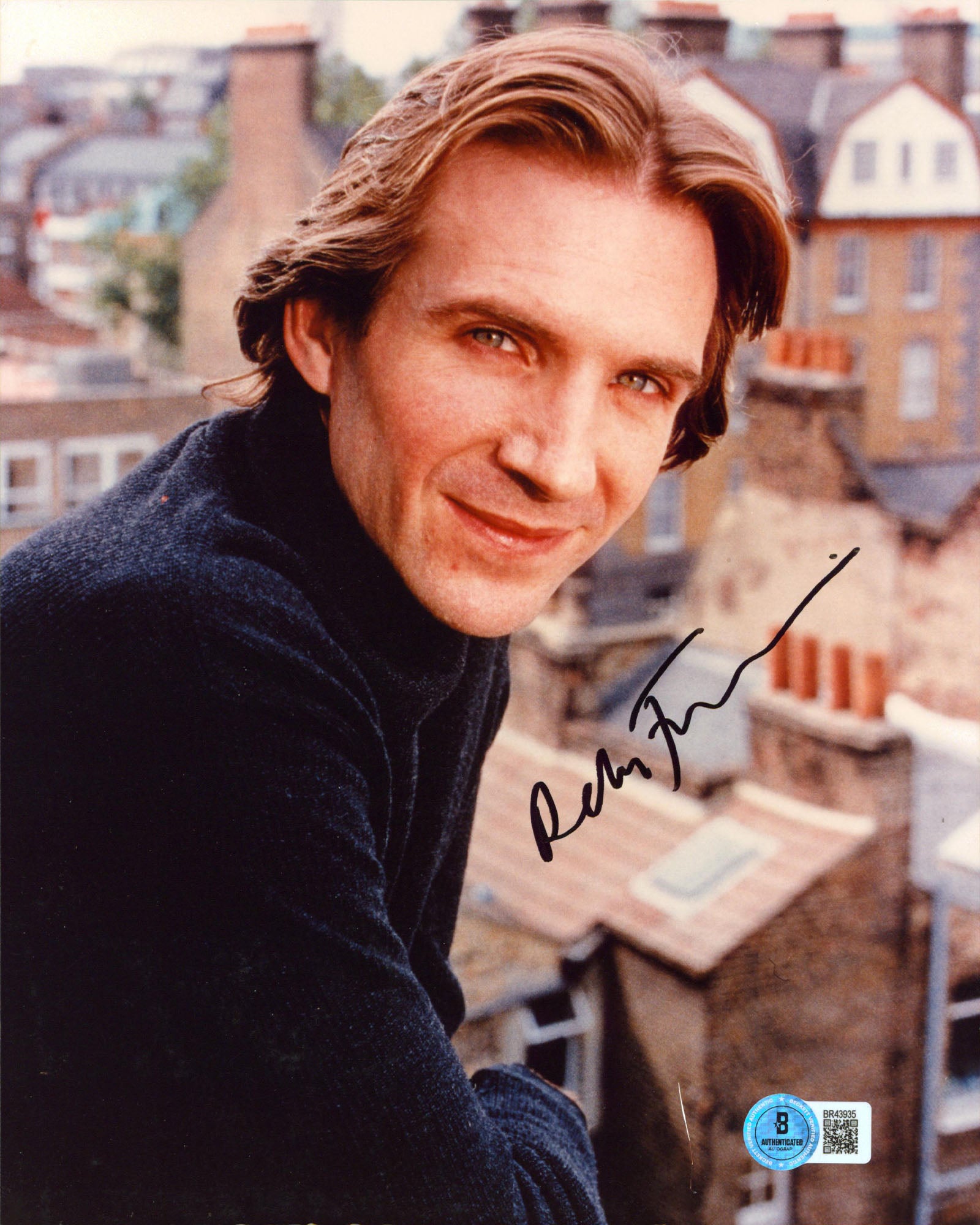 Ralph Fiennes Strange Days Authentic Signed 8x10 Vertical Photo BAS #BR43935