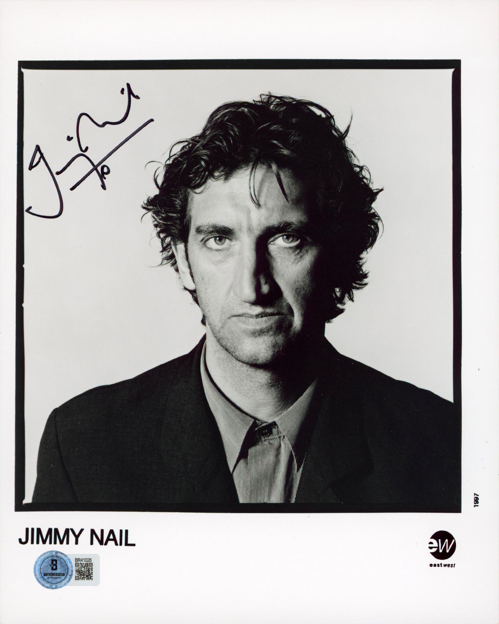 Jimmy Nail Big River Authentic Signed 8x10 Vertical Photo BAS #BR41026