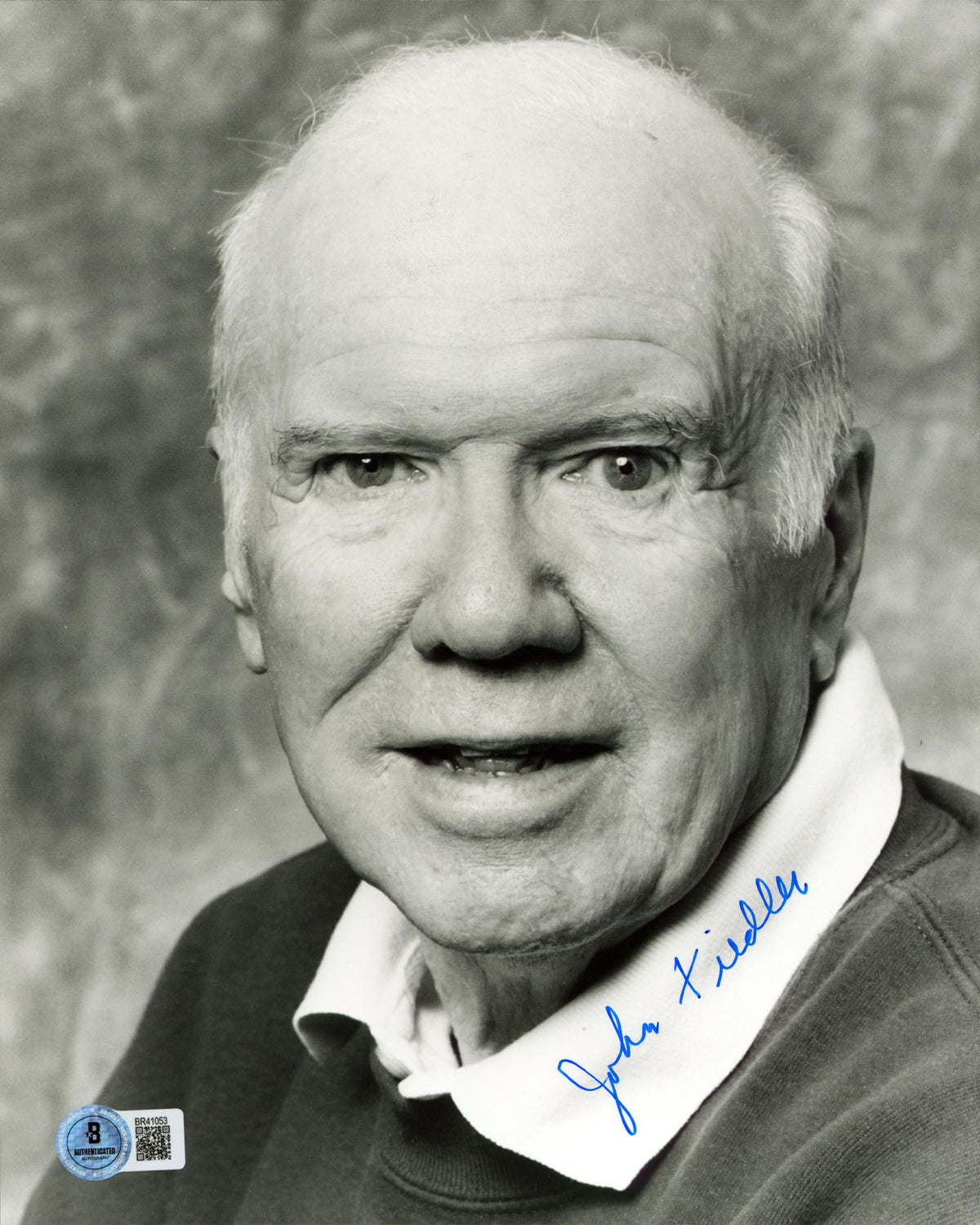 John Fiedler Star Trek Authentic Signed 8x10 Vertical Photo BAS #BR41053