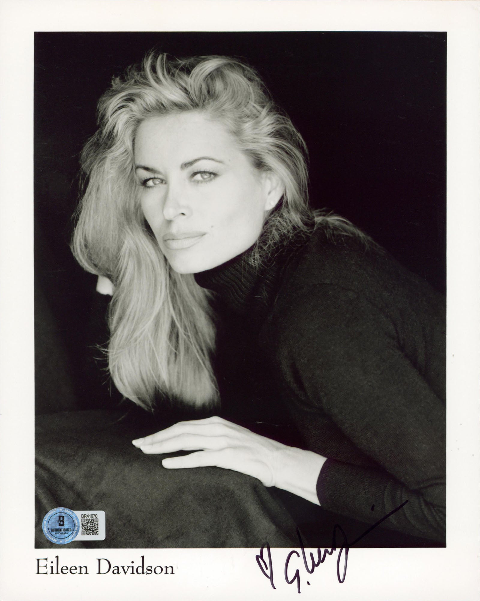 Eileen Davidson Days of Our Lives Authentic Signed 8x10 Photo BAS #BR41070