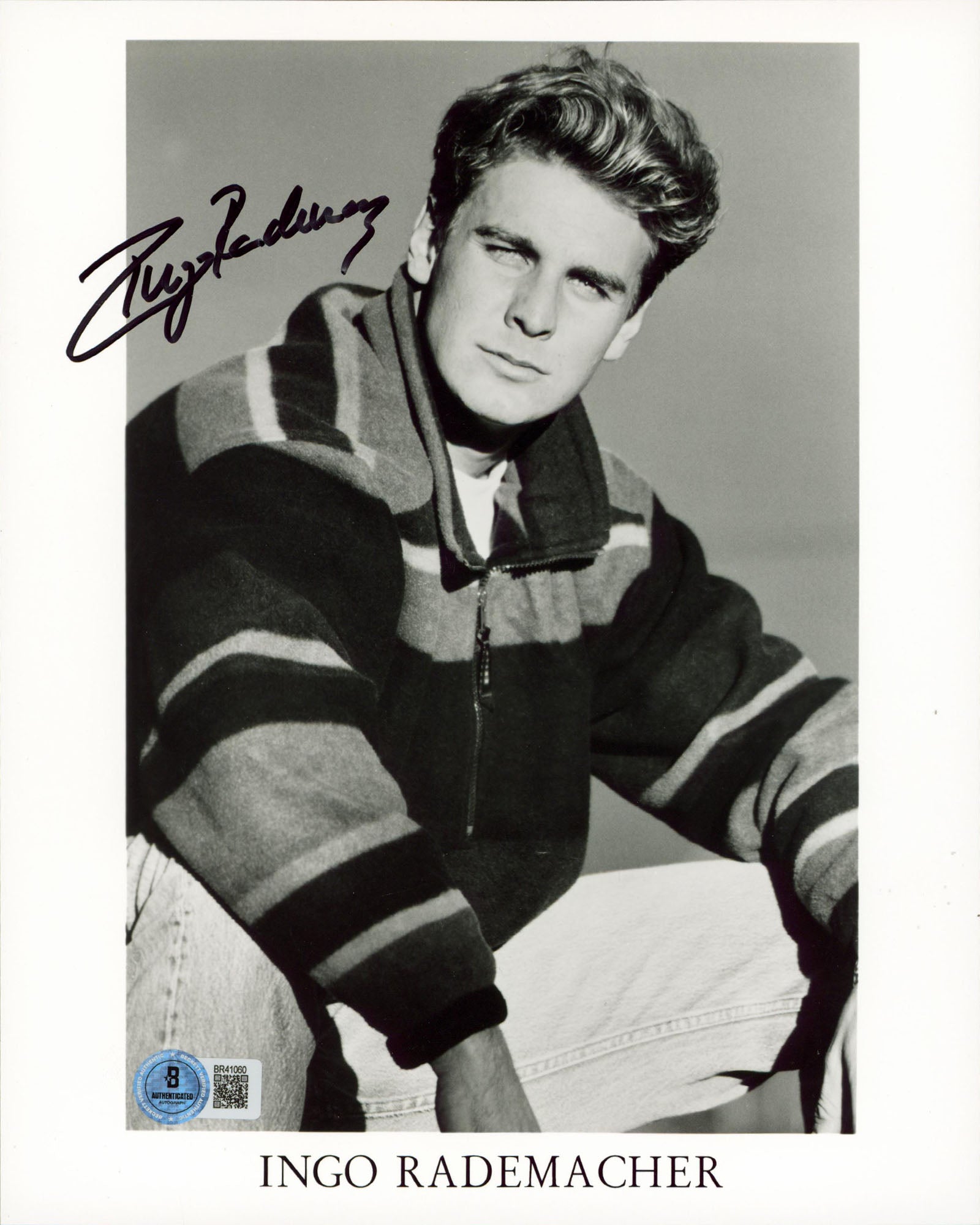 Ingo Rademacher General Hospital Authentic Signed 8x10 Photo BAS #BR41060