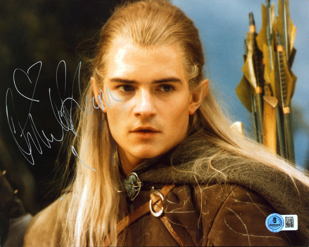 Orlando Bloom Lord of the Rings Authentic Signed 8x10 Photo BAS #BR41099