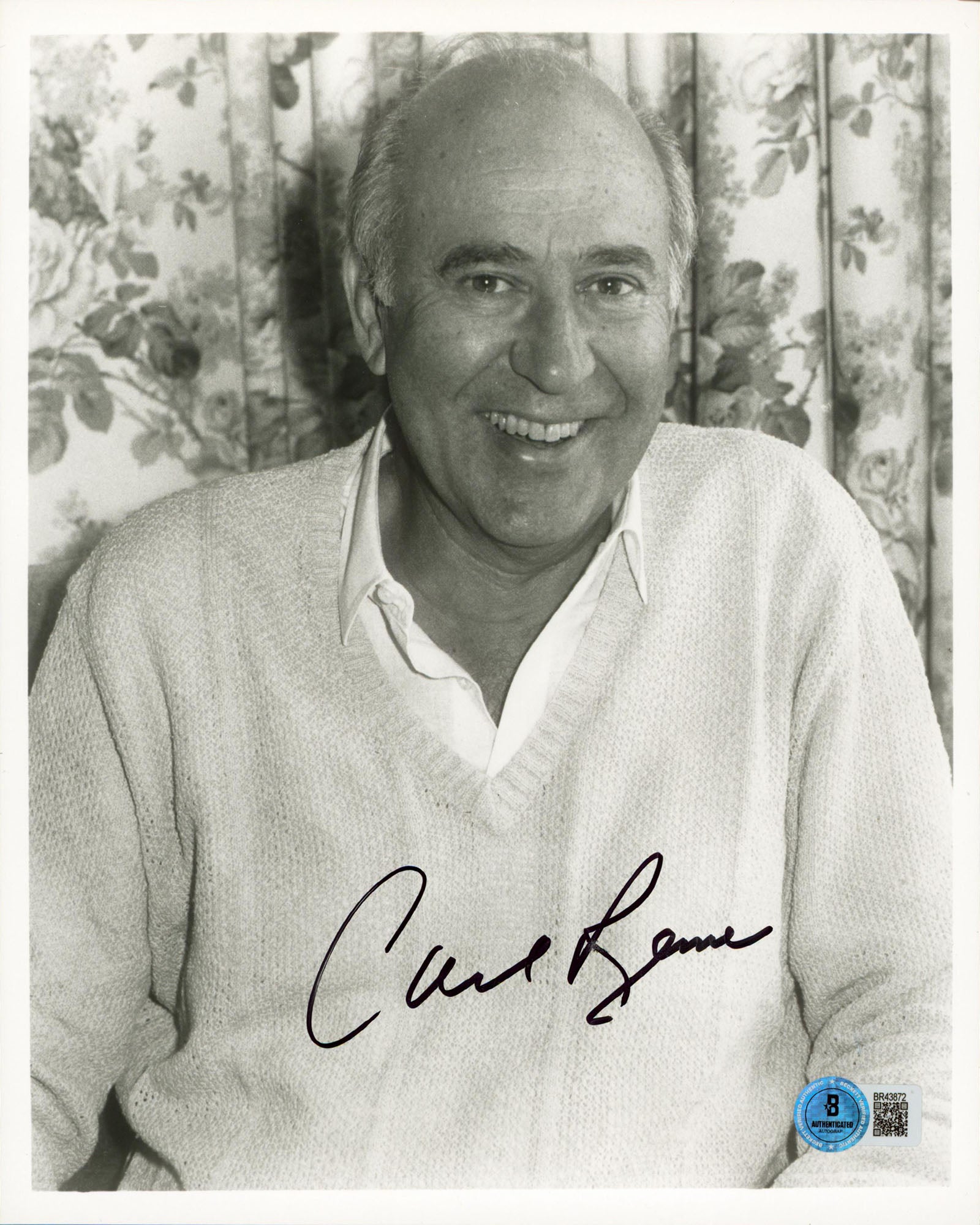 Carl Reiner The Dick Van Dyke Show Authentic Signed 8x10 Photo BAS #BR43872