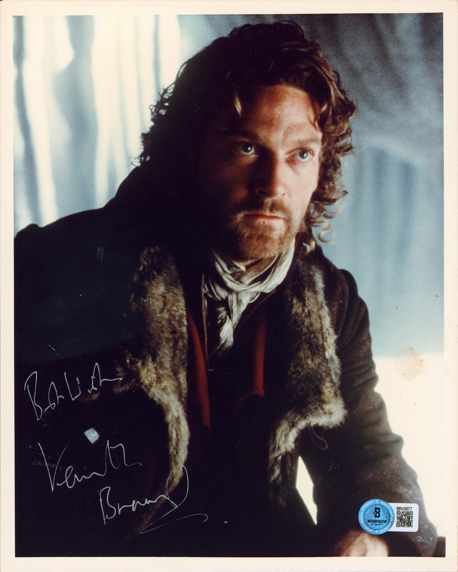 Kenneth Branagh Henry V "Best Wishes" Authentic Signed 8x10 Photo BAS #BR43877