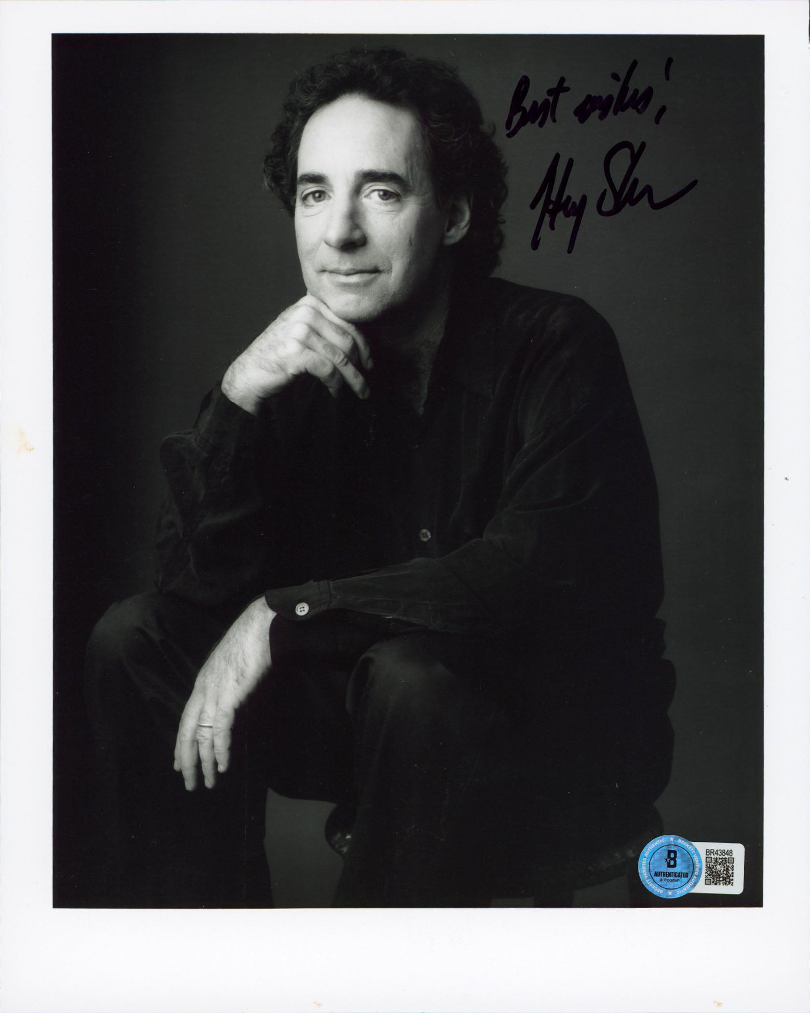 Harry Shearer The Simpsons "Best Wishes!" Signed 8x10 Vertical Photo BAS BR43848