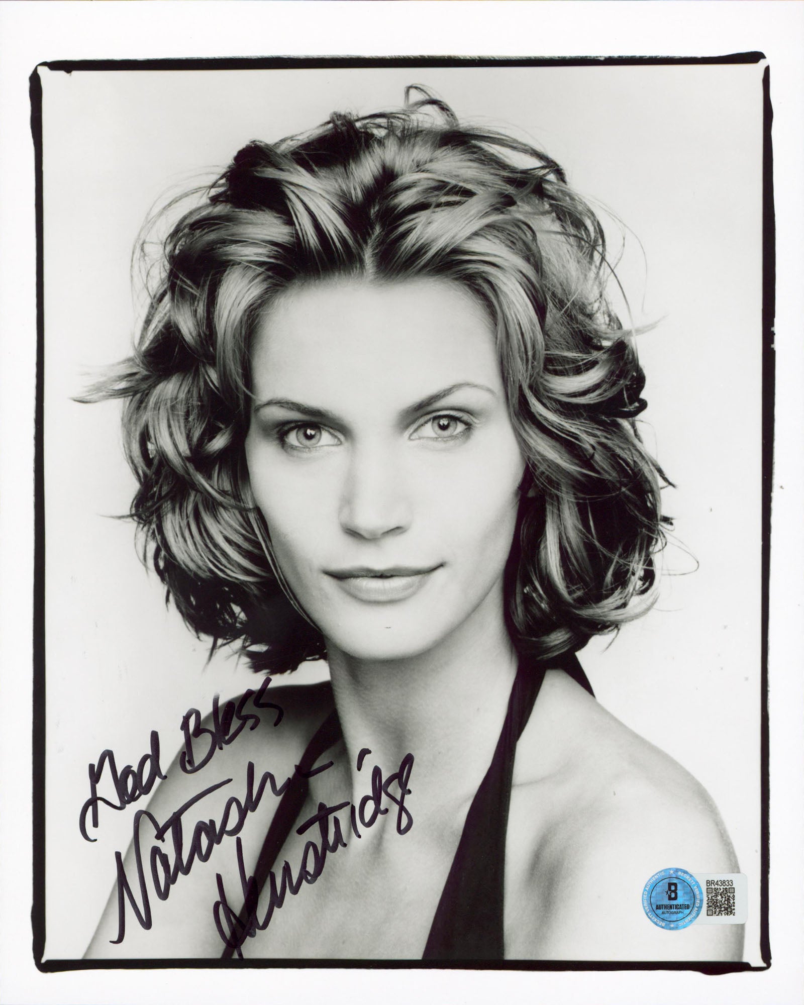 Natasha Henstridge Species "God Bless" Authentic Signed 8x10 Photo BAS #BR43833