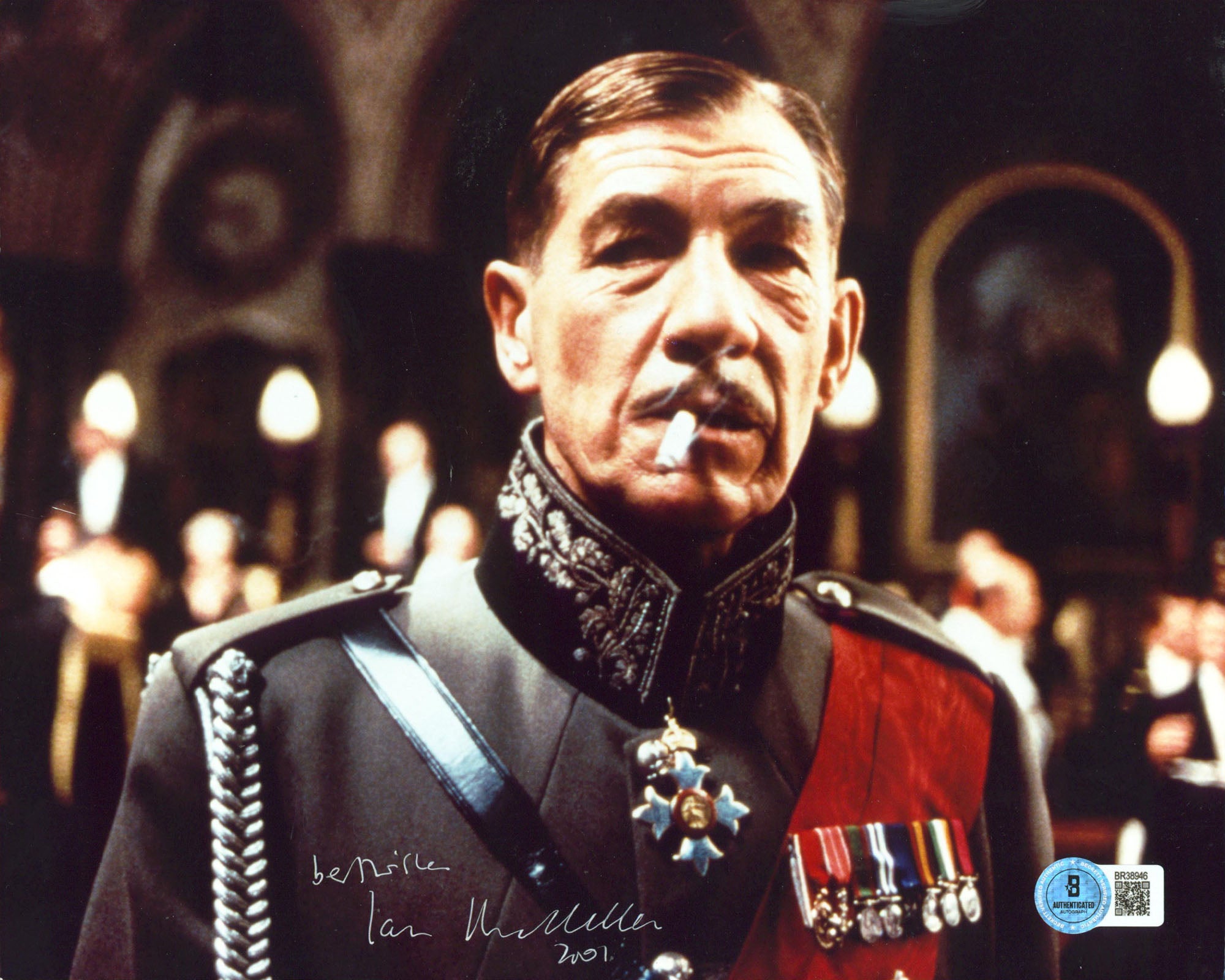 Ian McKellen Richard III "Be Nice" Authentic Signed 8x10 Photo BAS #BR38946