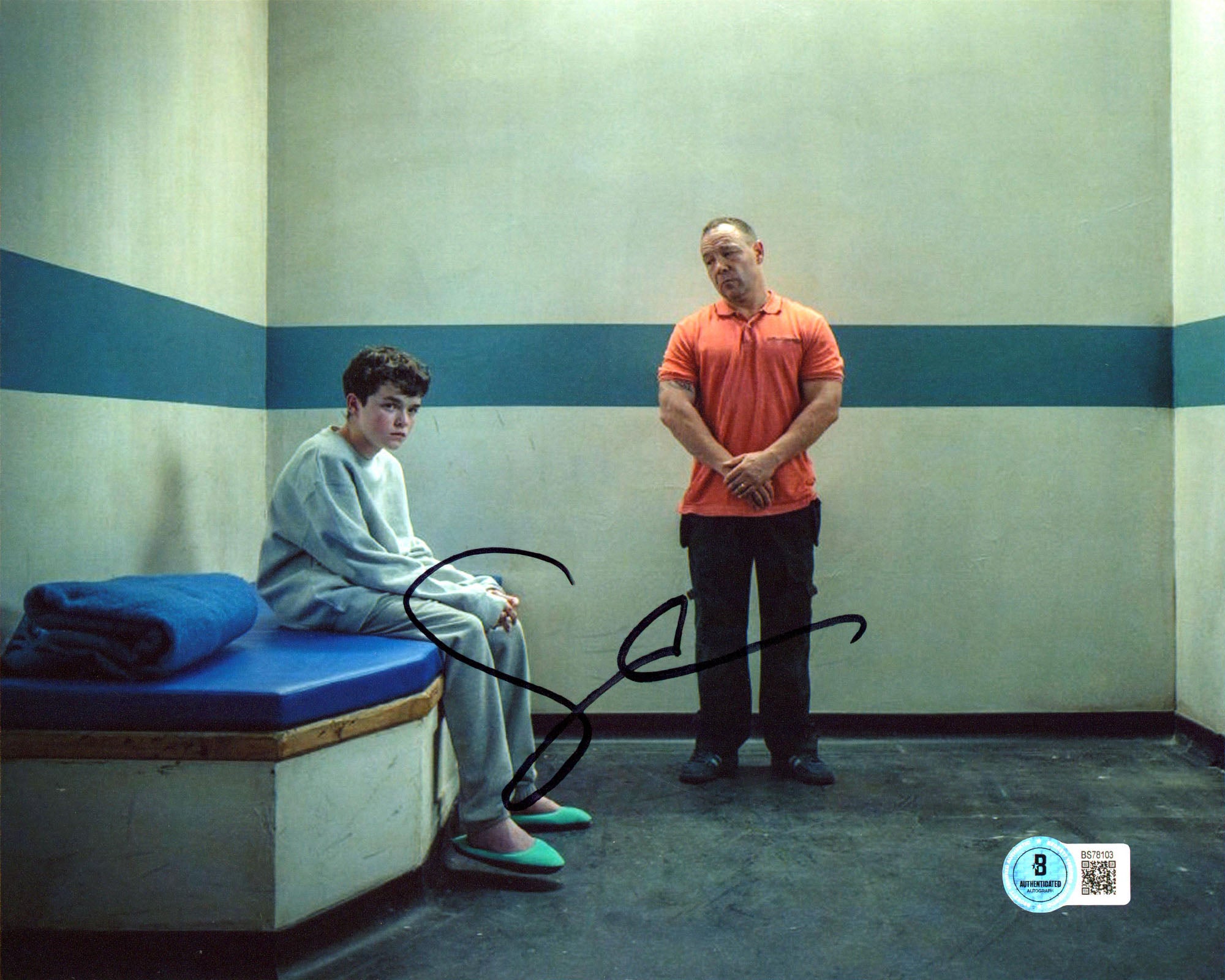 Stephen Graham Adolescence Authentic Signed 8x10 Horizontal Photo BAS #BS78103