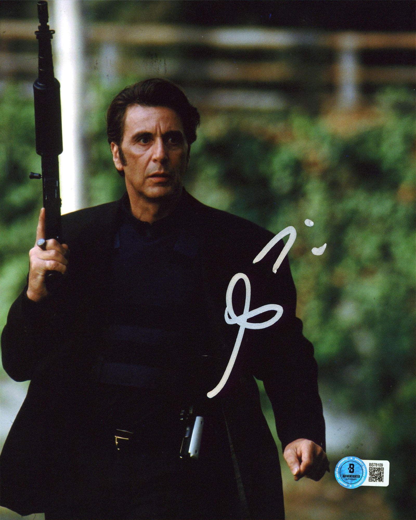 Al Pacino Heat Authentic Signed 8x10 Vertical Photo BAS #BS78109