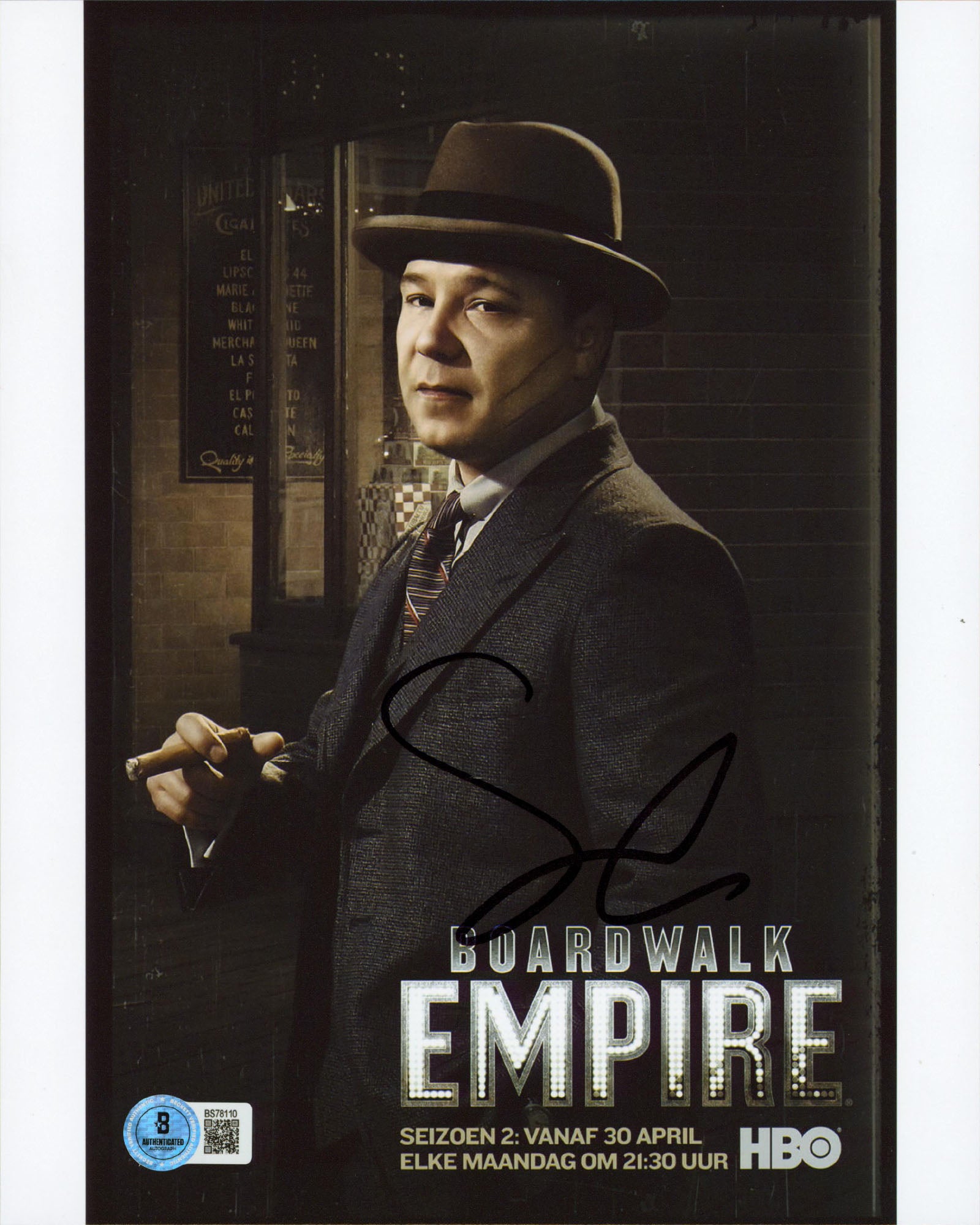 Stephen Graham Boardwalk Empire Authentic Signed 8x10 Vertical Photo BAS BS78110