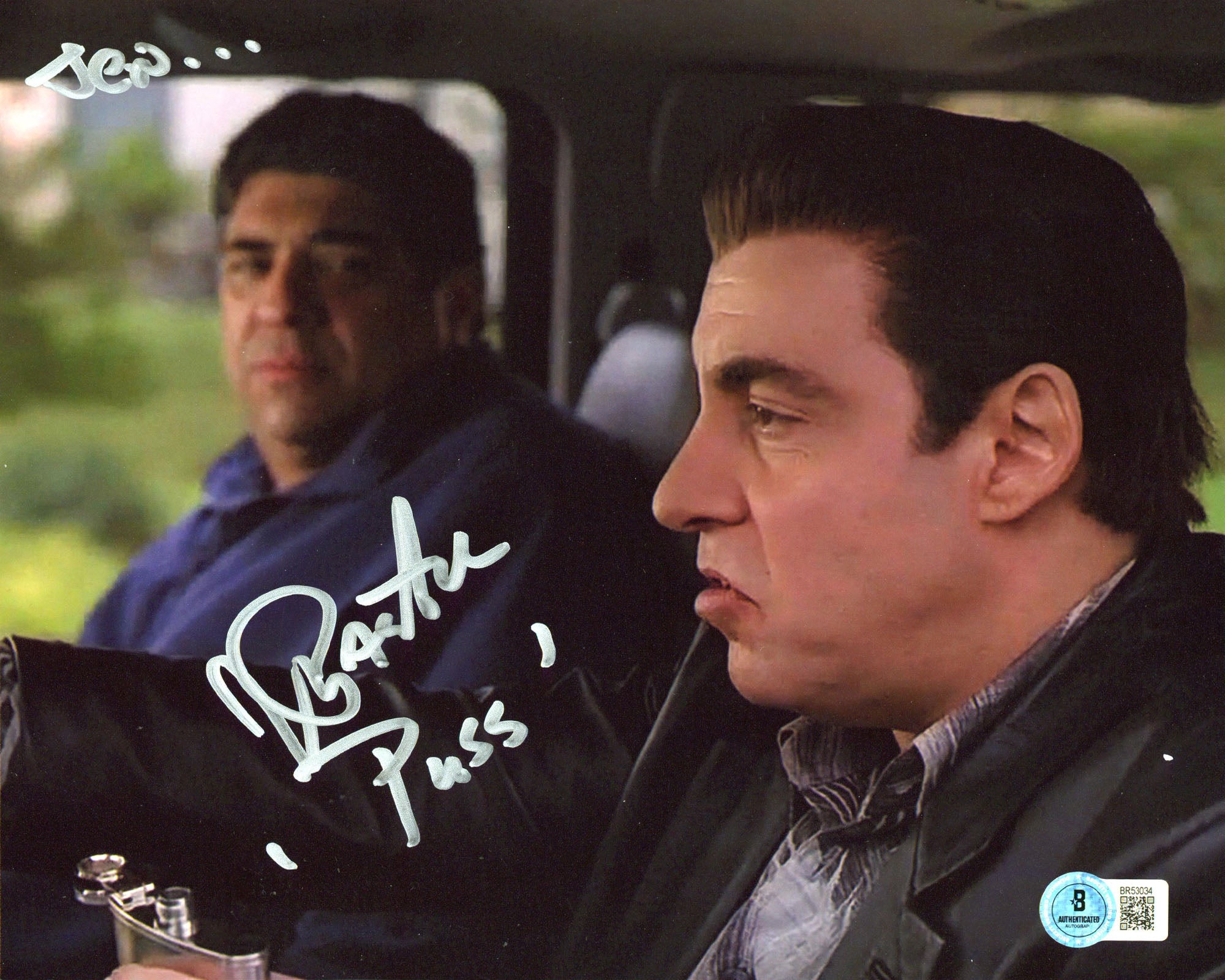 Vincent Pastore The Sopranos "Jew.. Puss" Authentic Signed 8x10 Photo BASBR53034