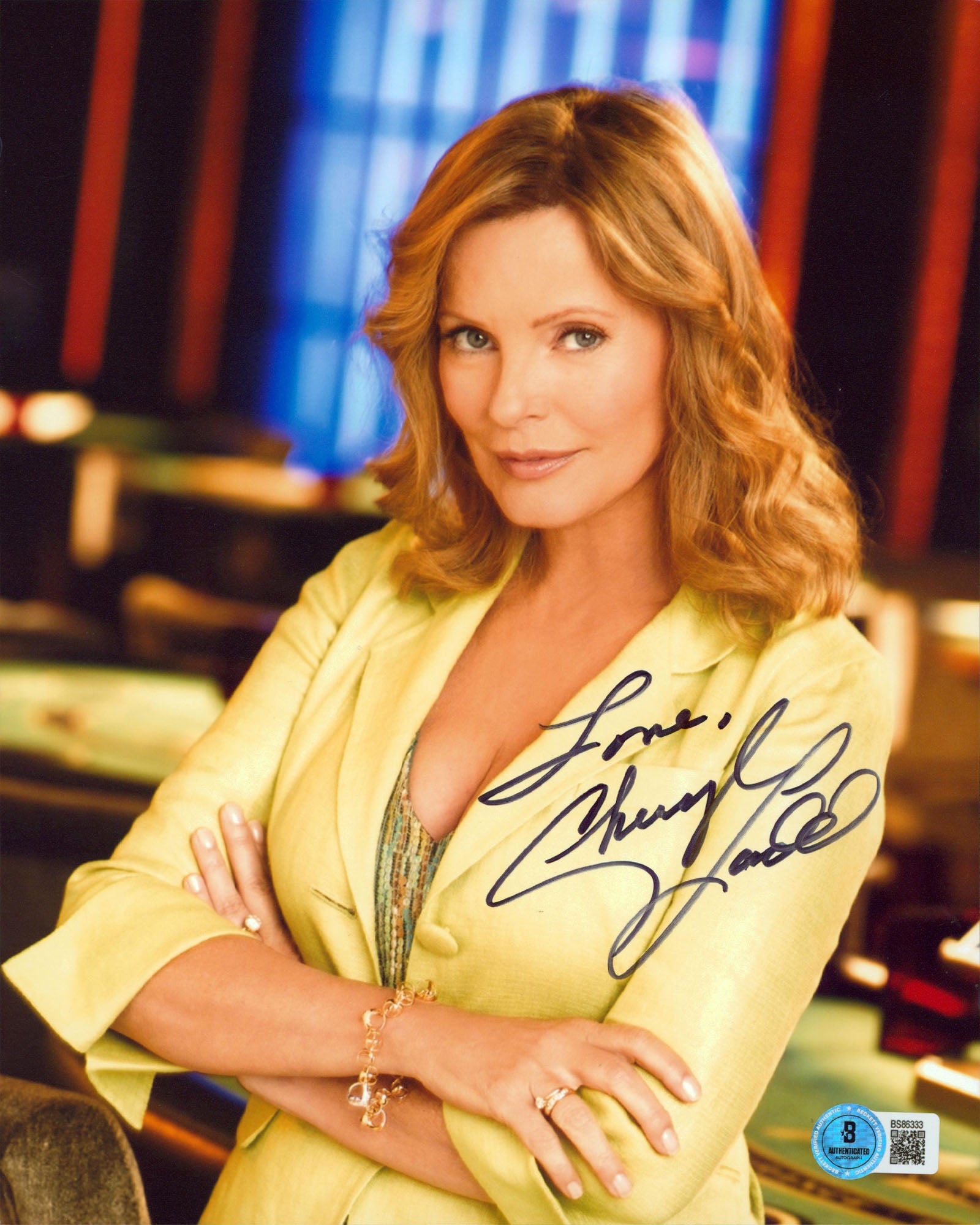 Cheryl Ladd Charlie's Angels "Love" Authentic Signed 8x10 Photo BAS #BS86333