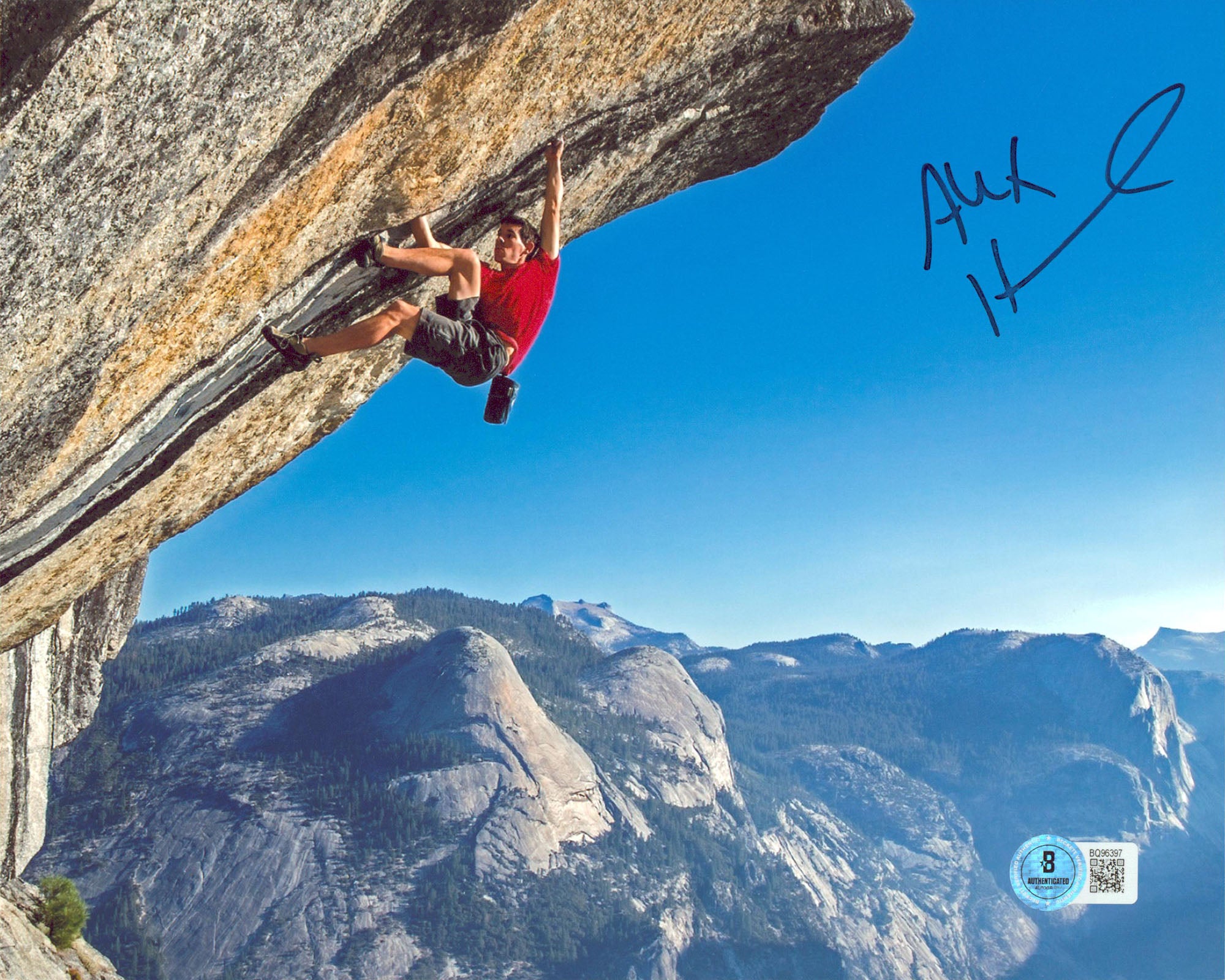 Alex Honnold Authentic Signed 8x10 Horizontal Photo Autographed BAS 2