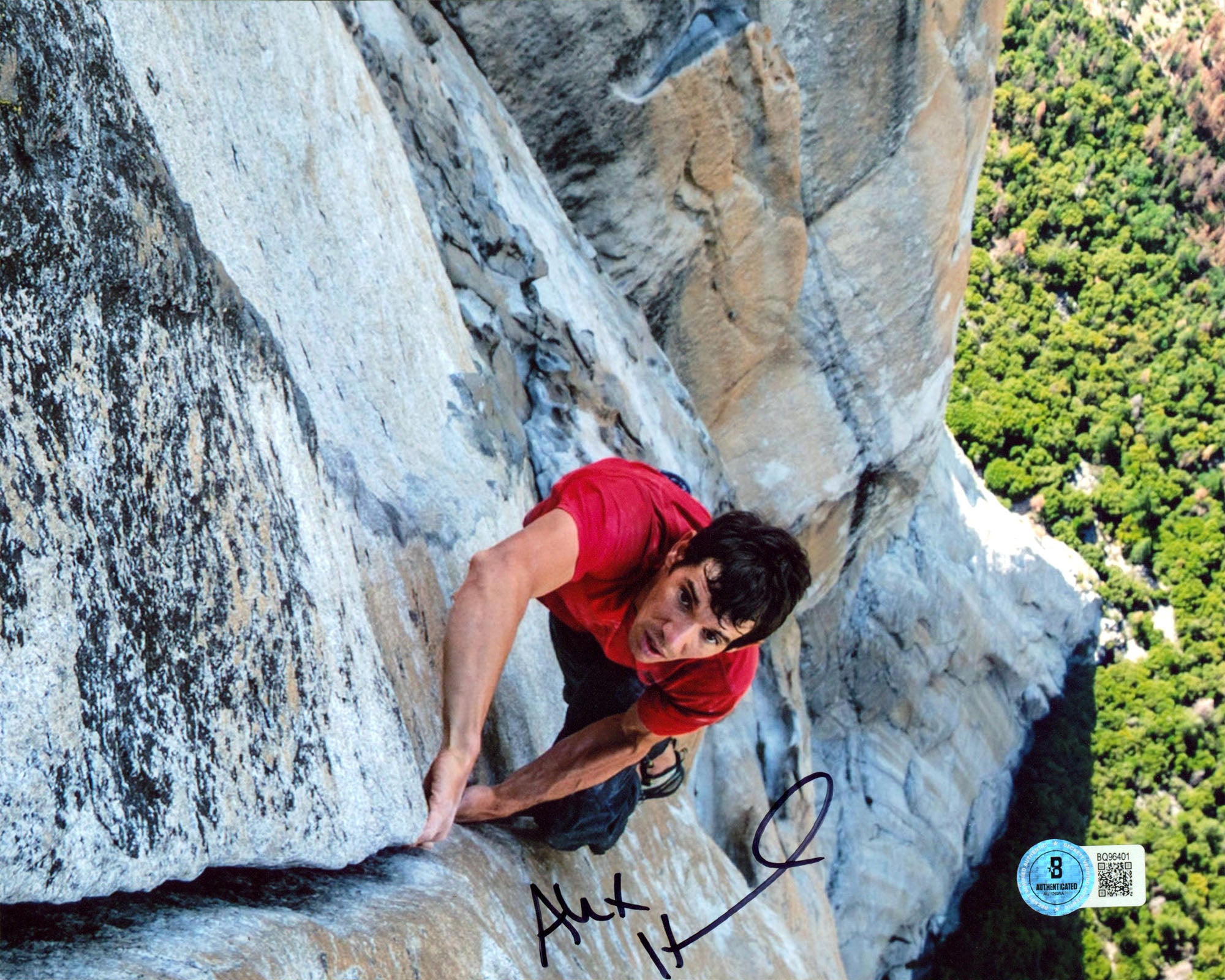 Alex Honnold Authentic Signed 8x10 Horizontal Photo Autographed BAS 4