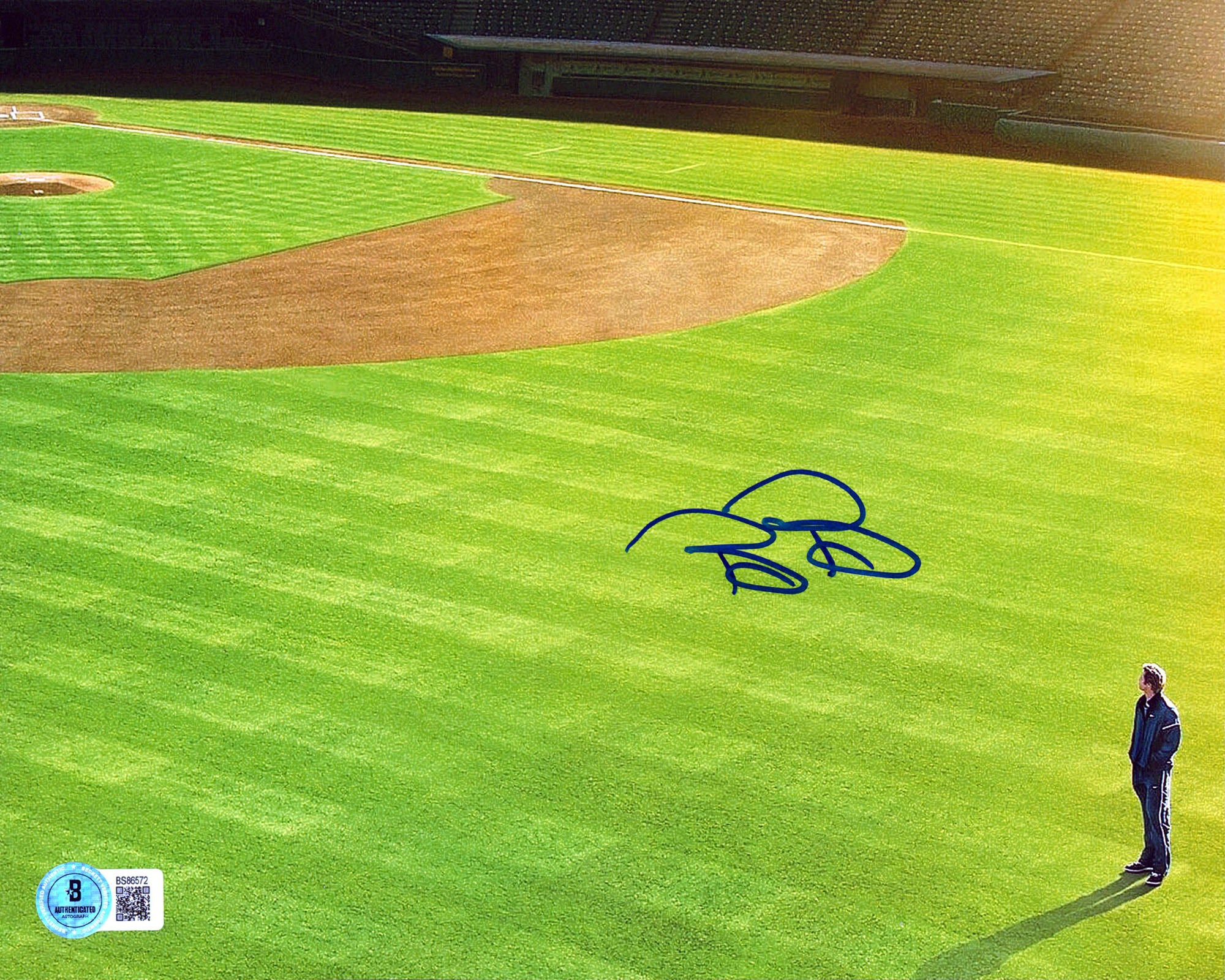 Billy Beane Moneyball Authentic Signed 8x10 Horizontal Photo BAS 2